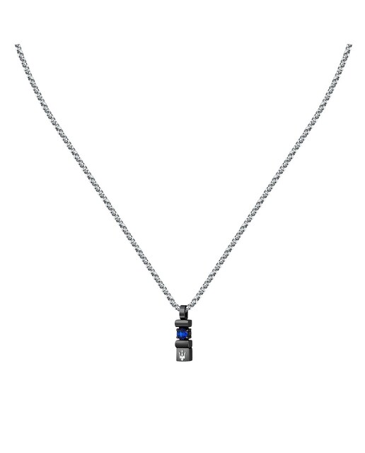 Imagen 0 de Collar de hombre de acero negro