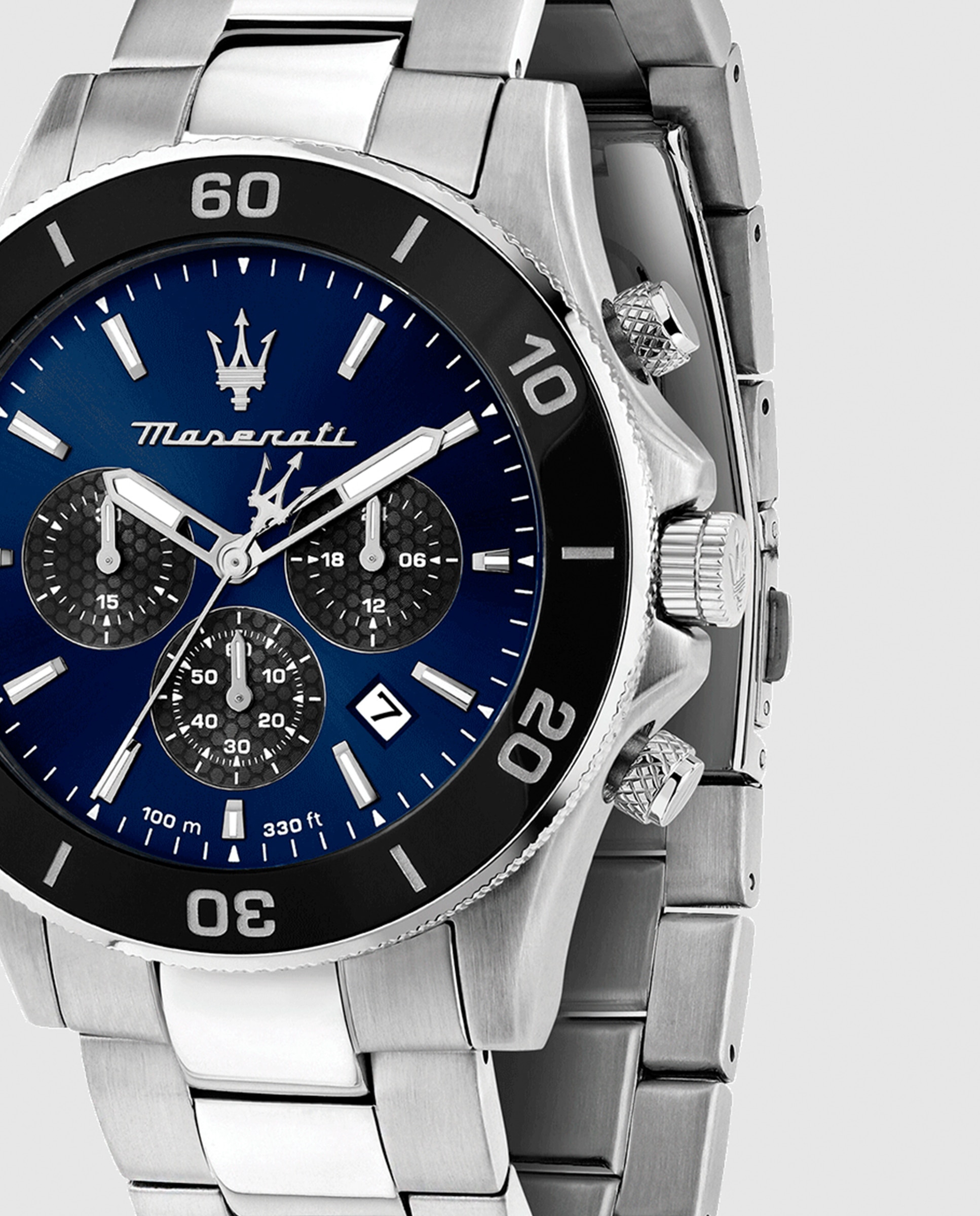 Reloj de hombre competizione r8873600009 de acero y correa plateada - Maserati - Plata Plata-2