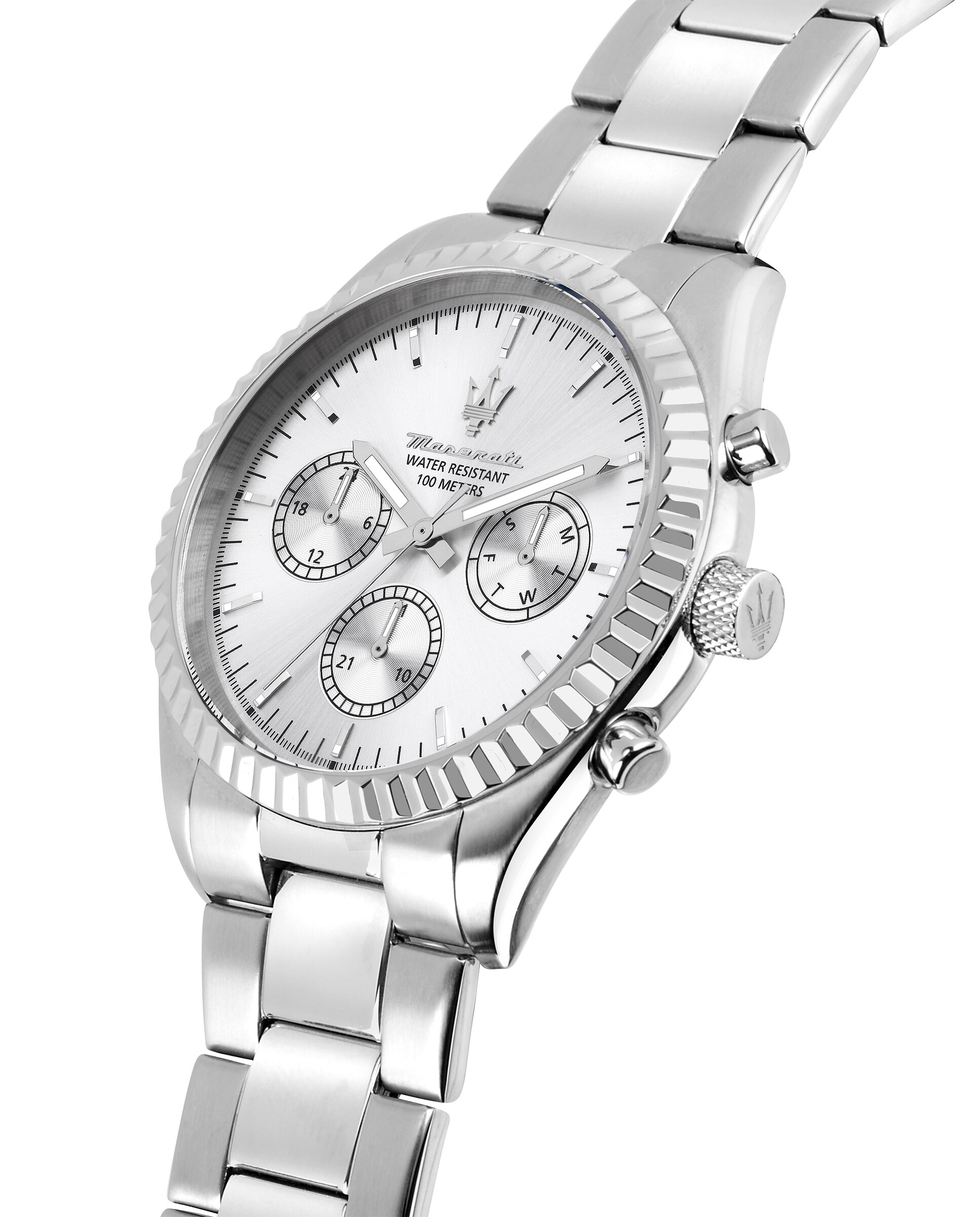 Reloj de hombre competizione r8853100041 de acero y correa plateada - Maserati - Plata Plata-5