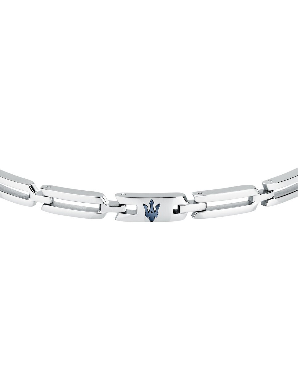 Pulsera de hombre maserati de acero plateada - Plata Plata-2
