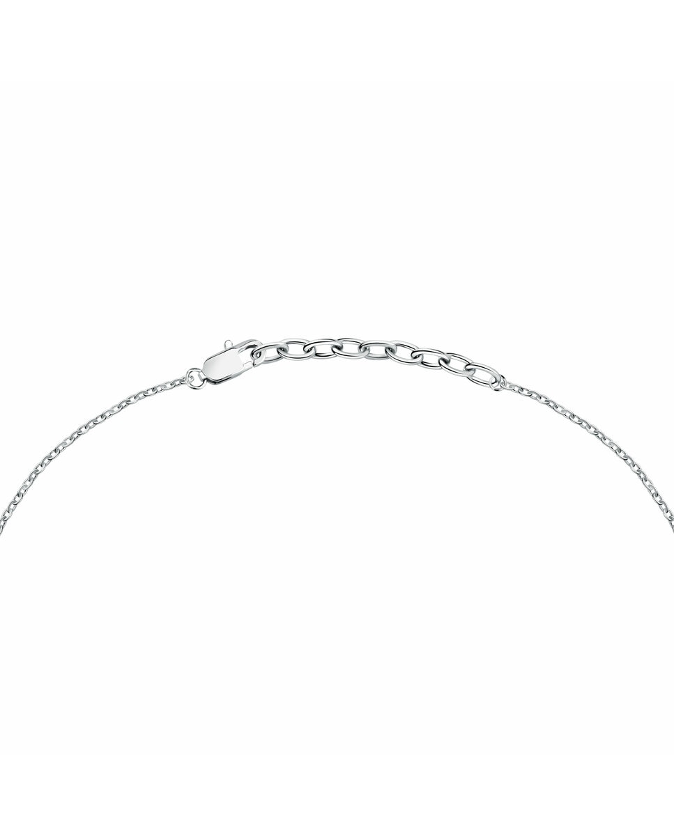 Colgante de hombre maserati de acero plateado - Plata Plata-3