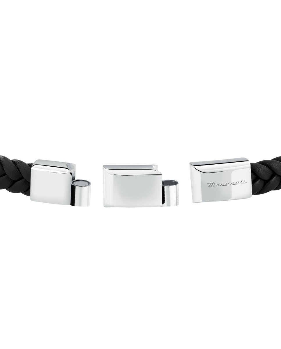 Imagen 3 de Pulsera de hombre maserati de acero plateada - Plata Plata