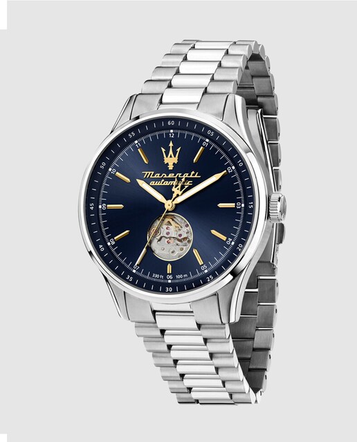 Imagen 0 de Reloj de hombre Sorpasso R8823124002 automático de acero y correa plateada