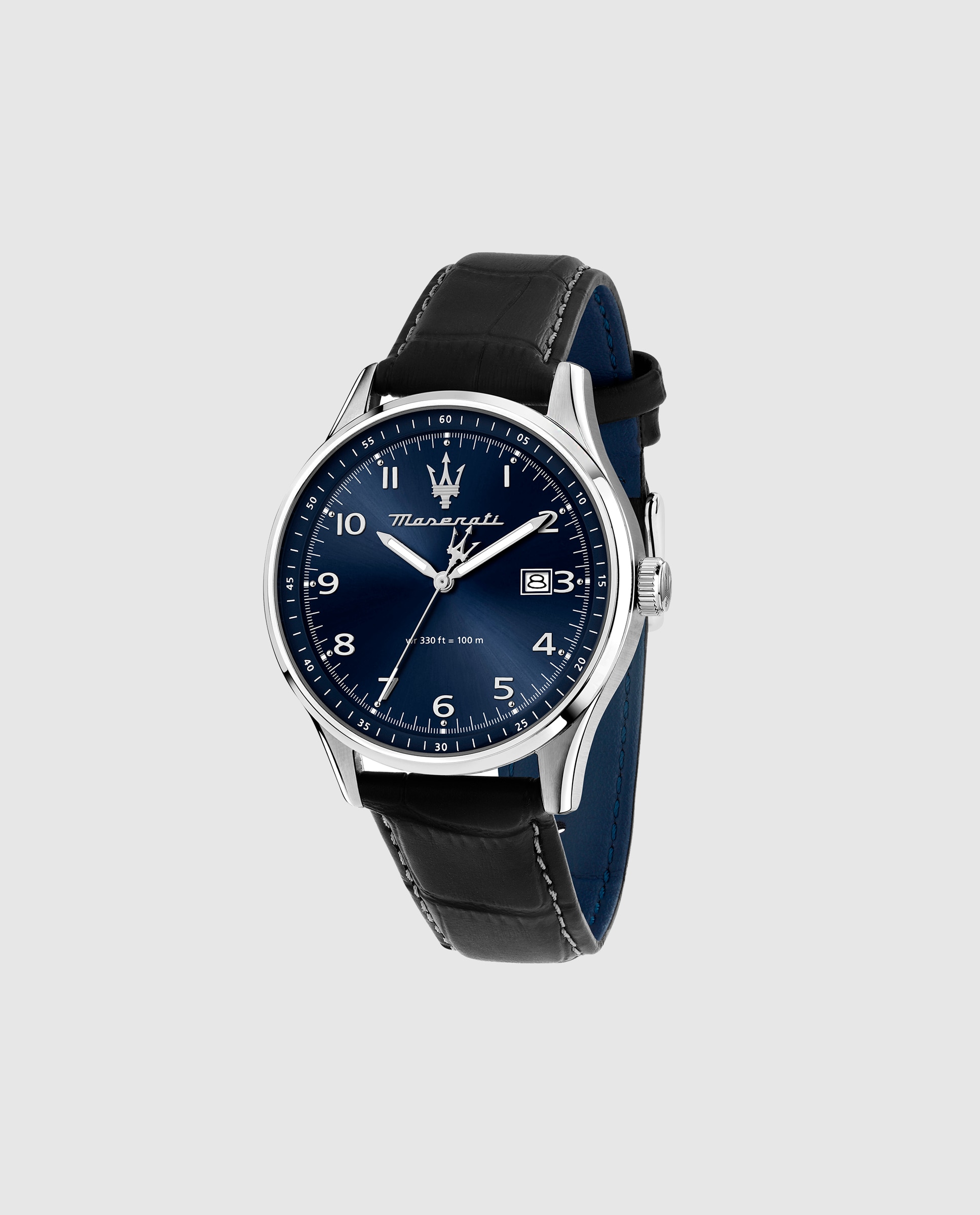 Imagen 0 de Reloj de hombre sorpasso r8851124003 de piel y correa negra Negro