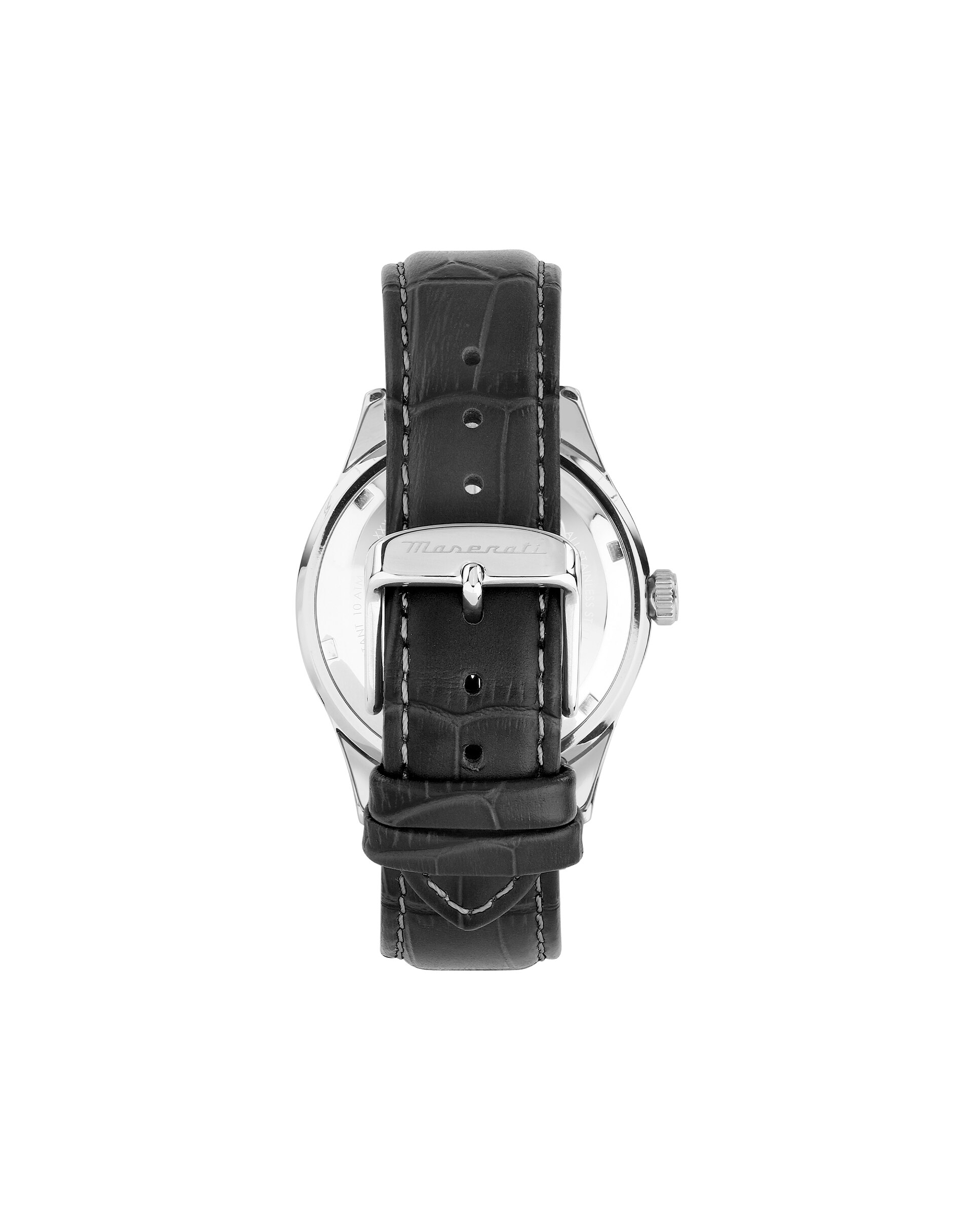 Reloj de hombre sorpasso r8851124003 de piel y correa negra - Maserati - Negro Negro-3