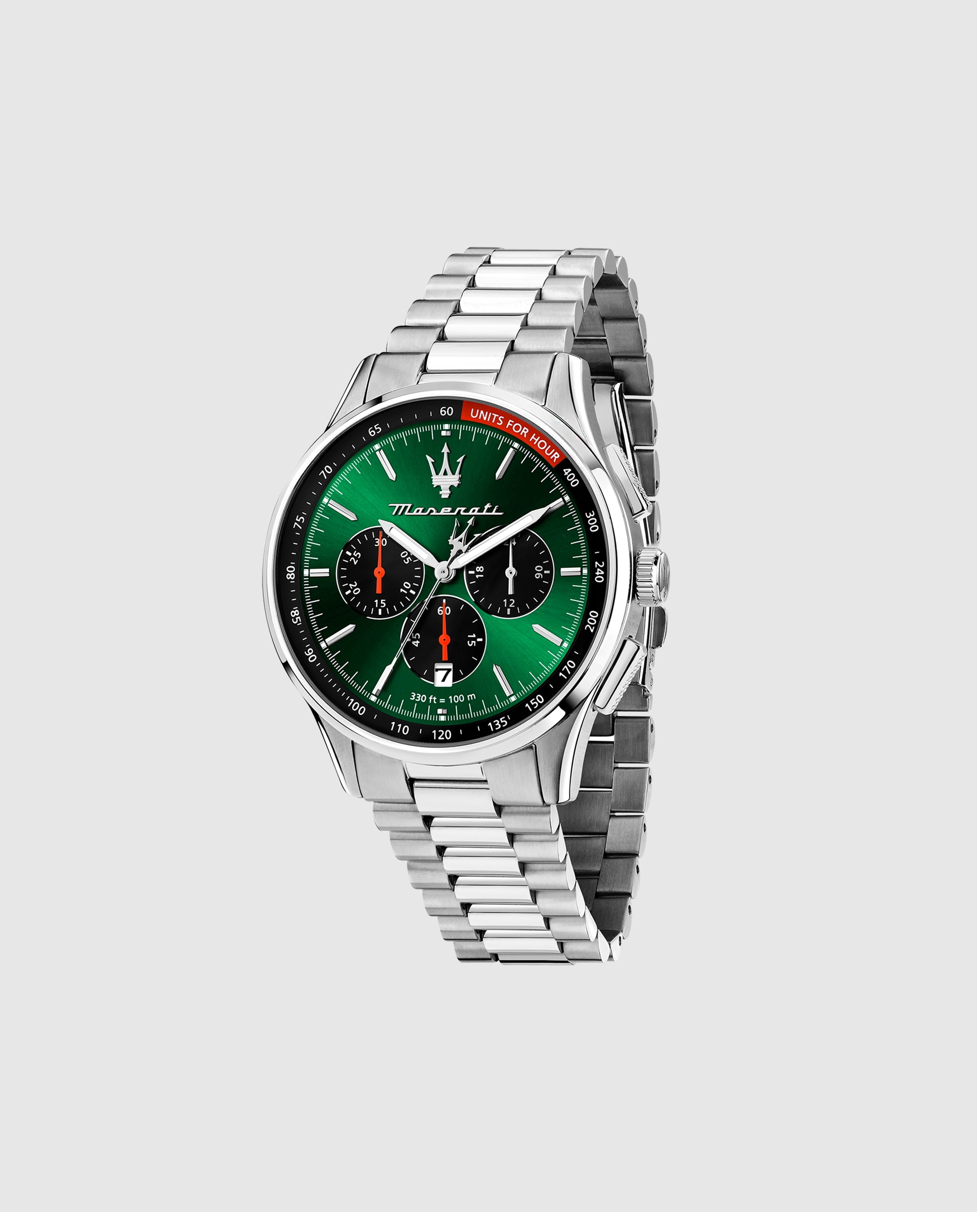 Imagen 0 de Reloj de hombre sorpasso r8873624002 de acero y correa plateada Plata