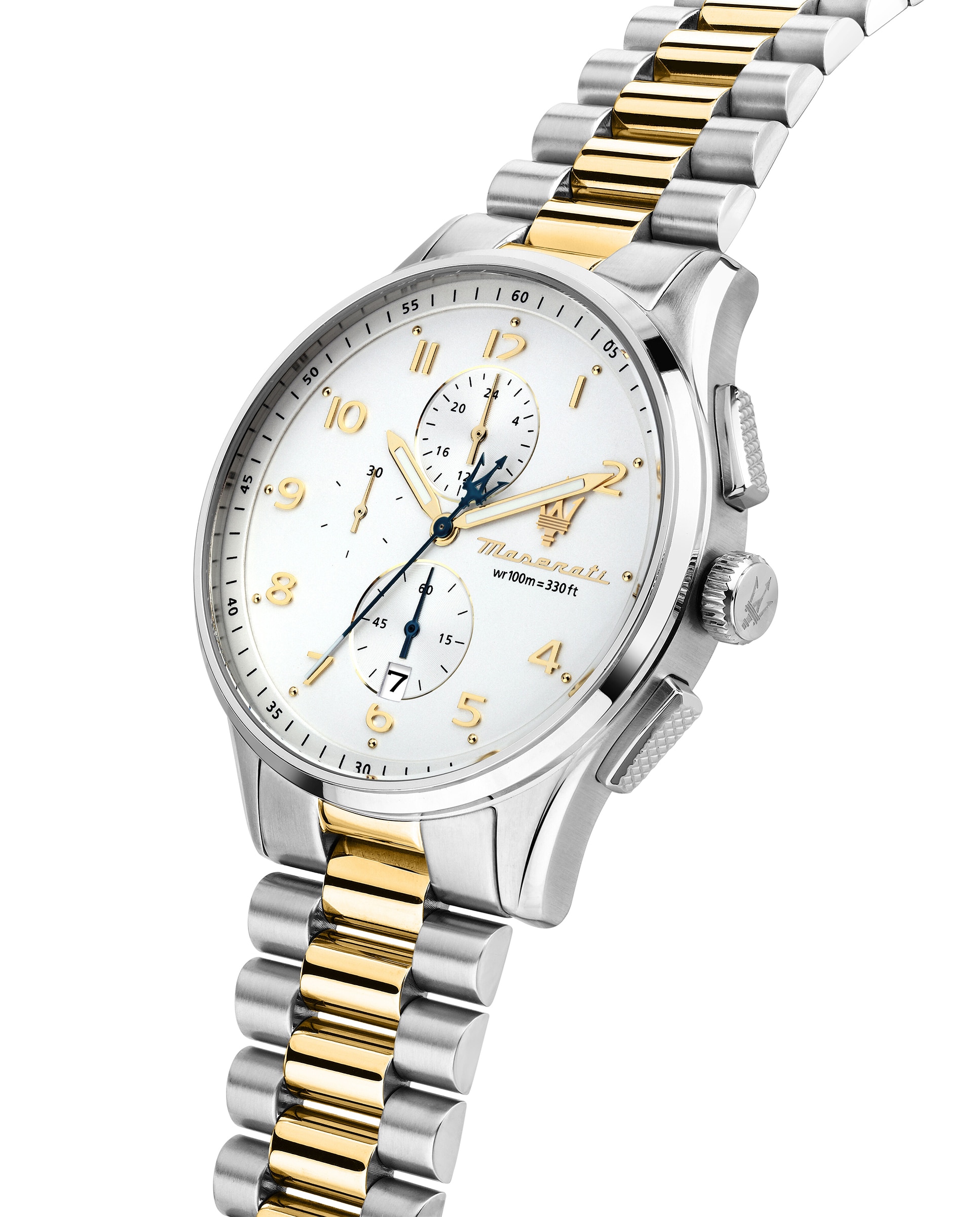 Reloj de hombre sorpasso r8873624003 de acero y correa plateada - Maserati - Plata Plata-5
