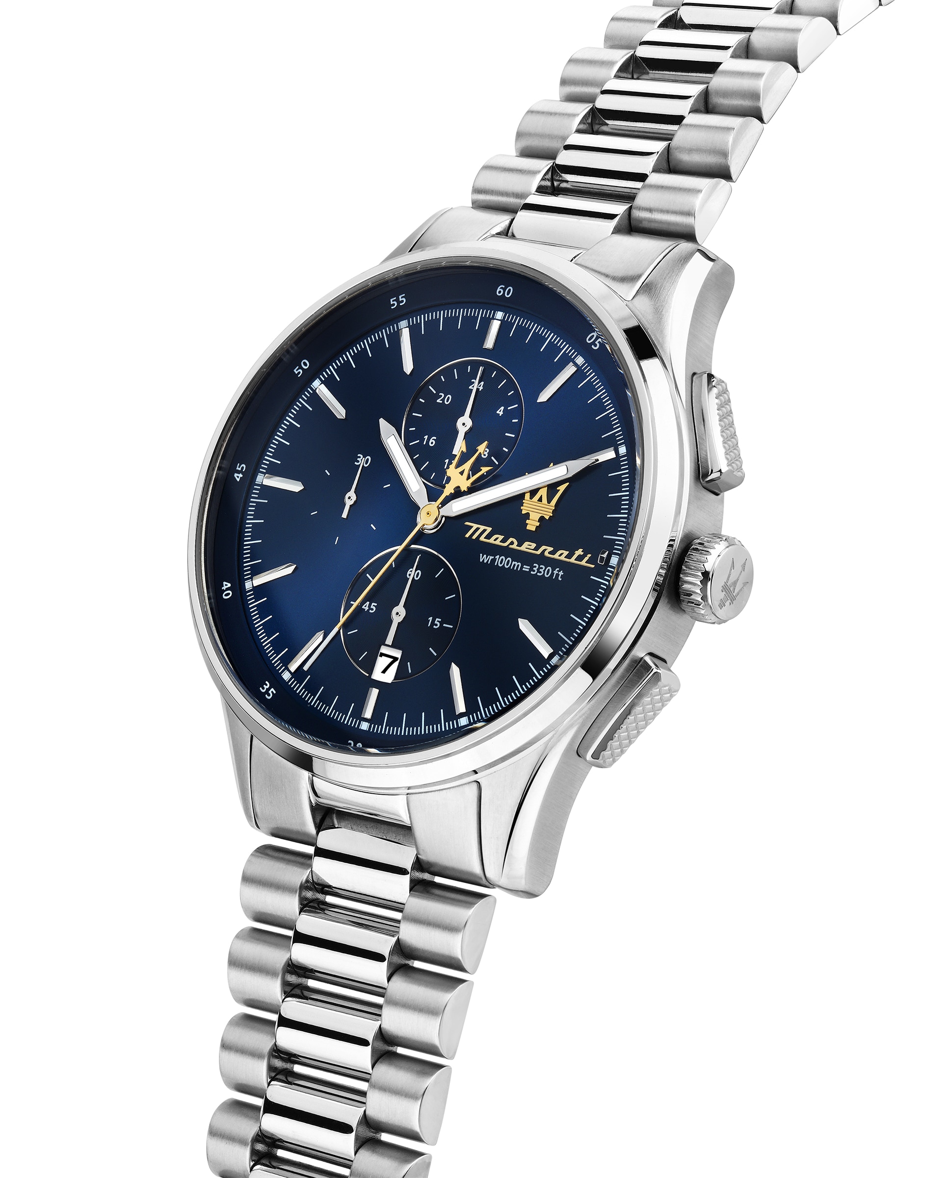 Reloj de hombre sorpasso r8873624004 de acero y correa plateada - Maserati - Plata Plata-4