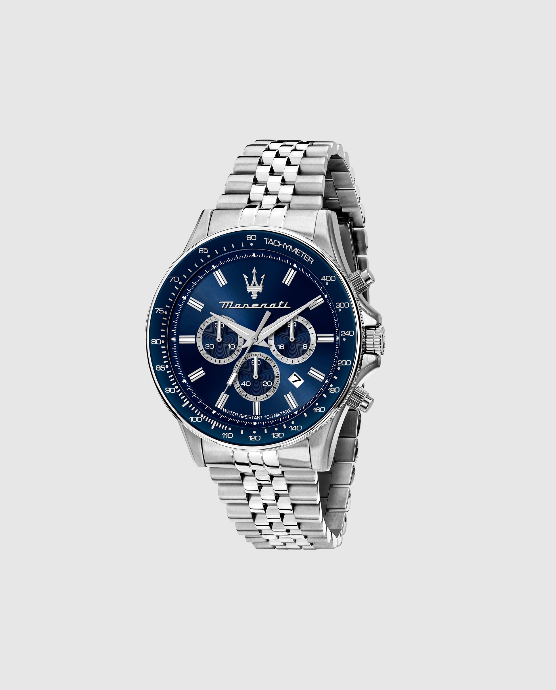 Imagen 0 de Reloj de hombre sfida r8873640025 de acero y correa plateada Plata