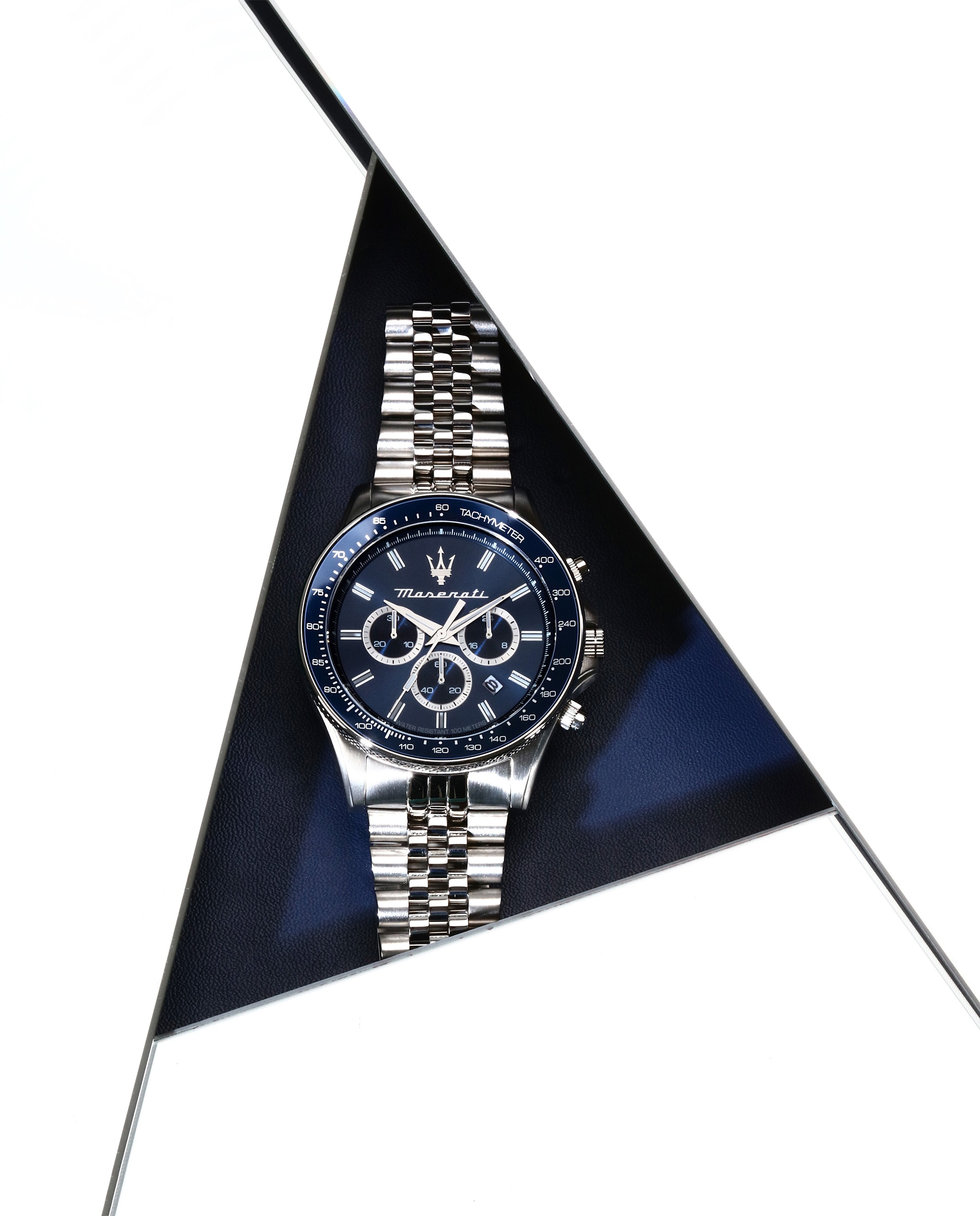 Reloj de hombre sfida r8873640025 de acero y correa plateada - Maserati - Plata Plata-6
