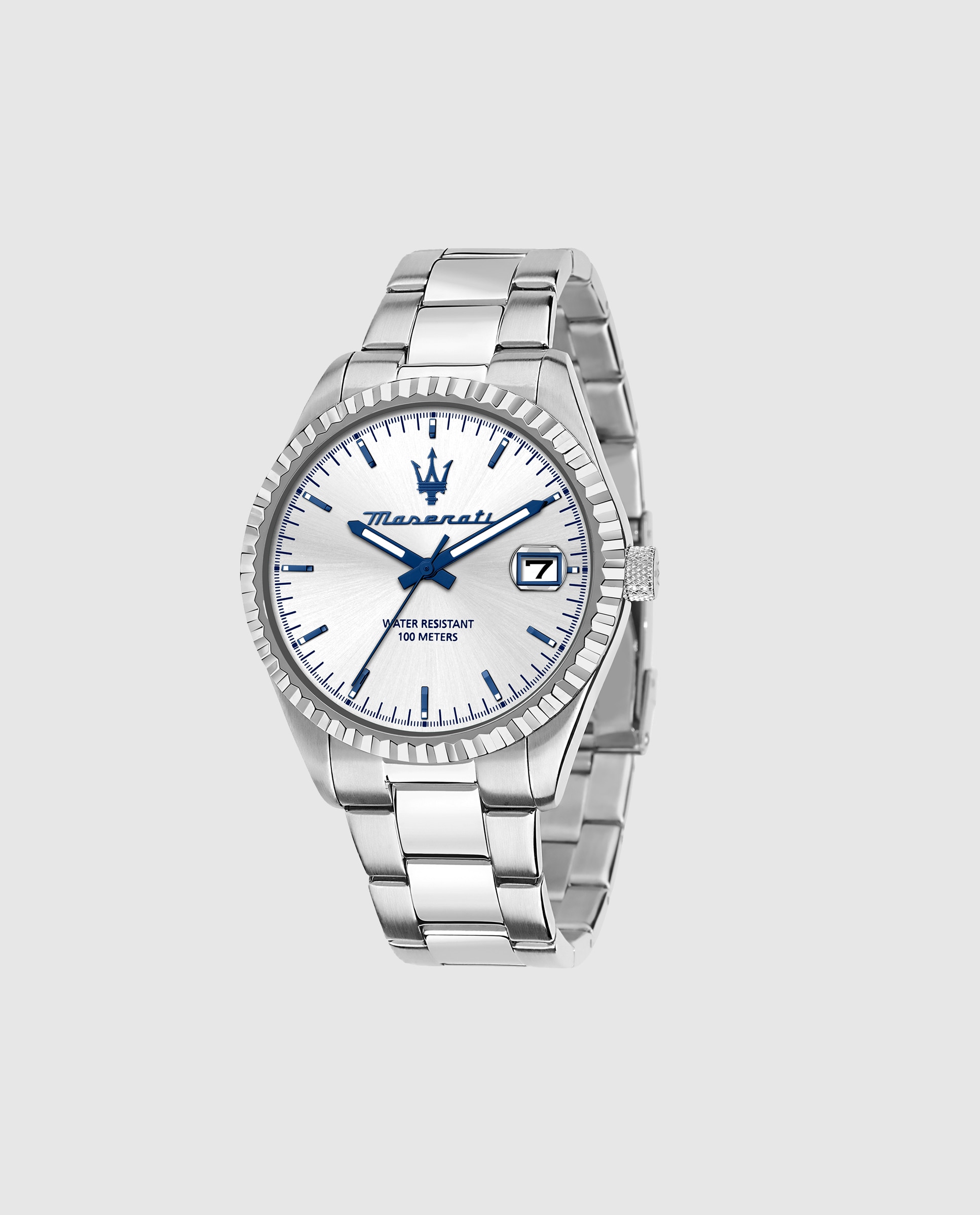 Imagen 0 de Reloj de hombre competizione r8853100045 de acero y correa plateada Plata