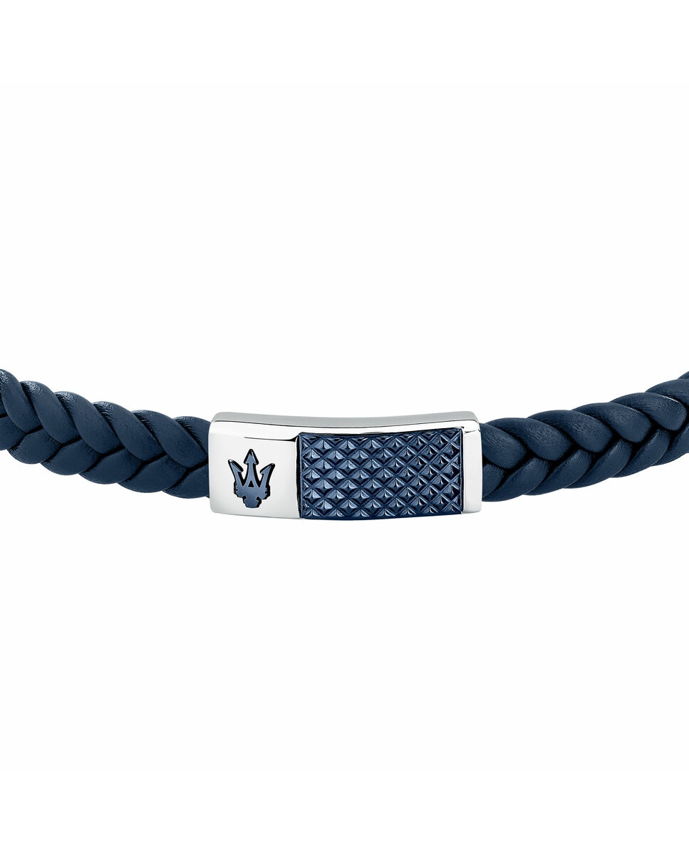 Pulsera de hombre maserati de acero plateada - Plata Plata-2