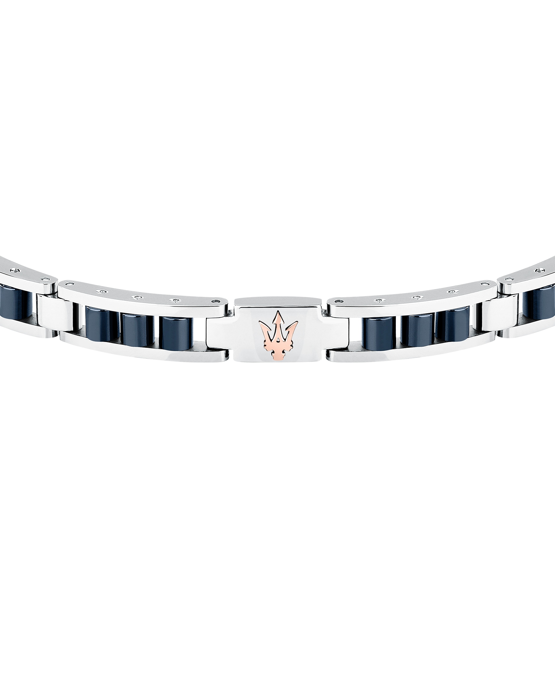 Pulsera de hombre maserati de acero plateada - Plata Plata-2