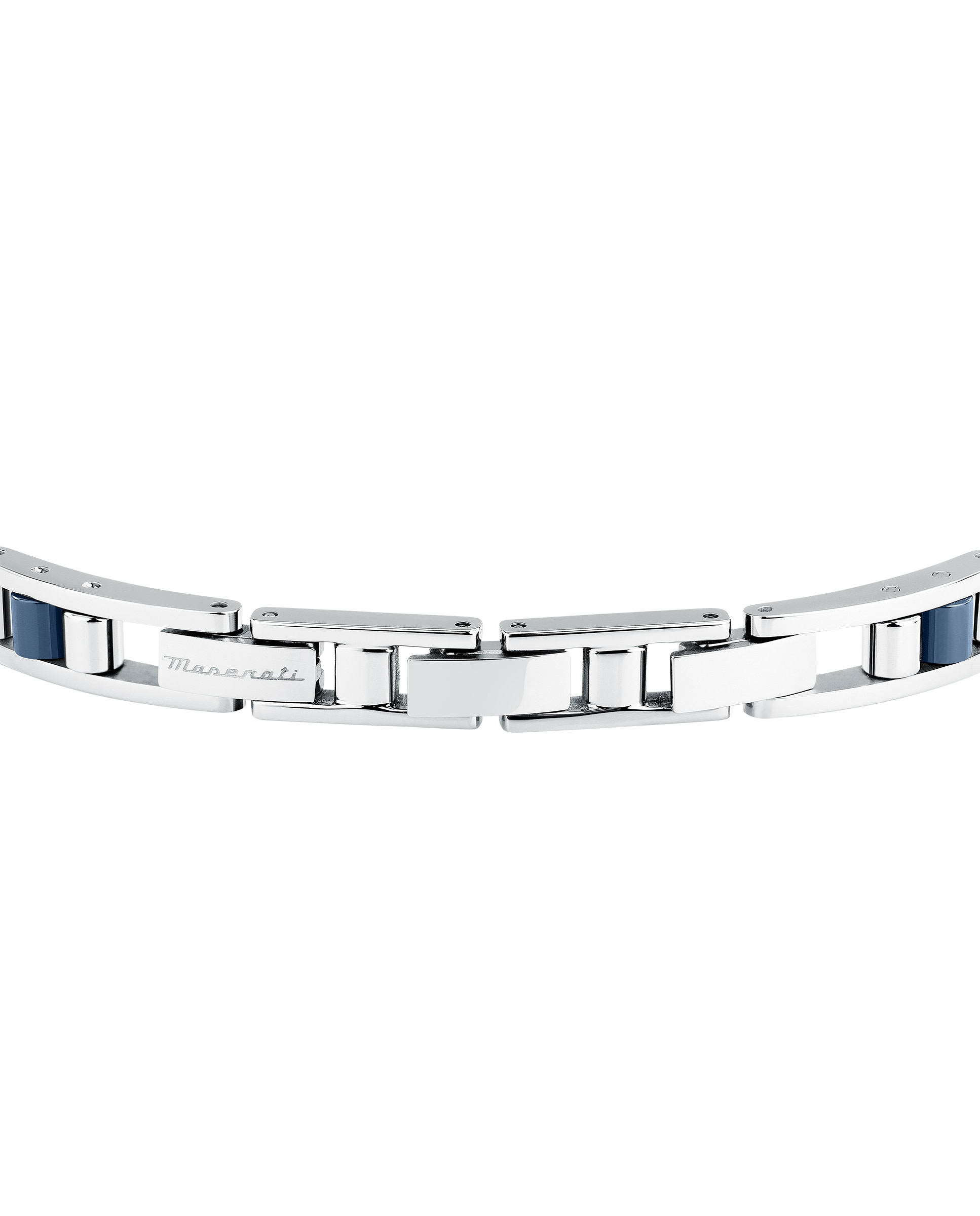 Pulsera de hombre maserati de acero plateada - Plata Plata-3