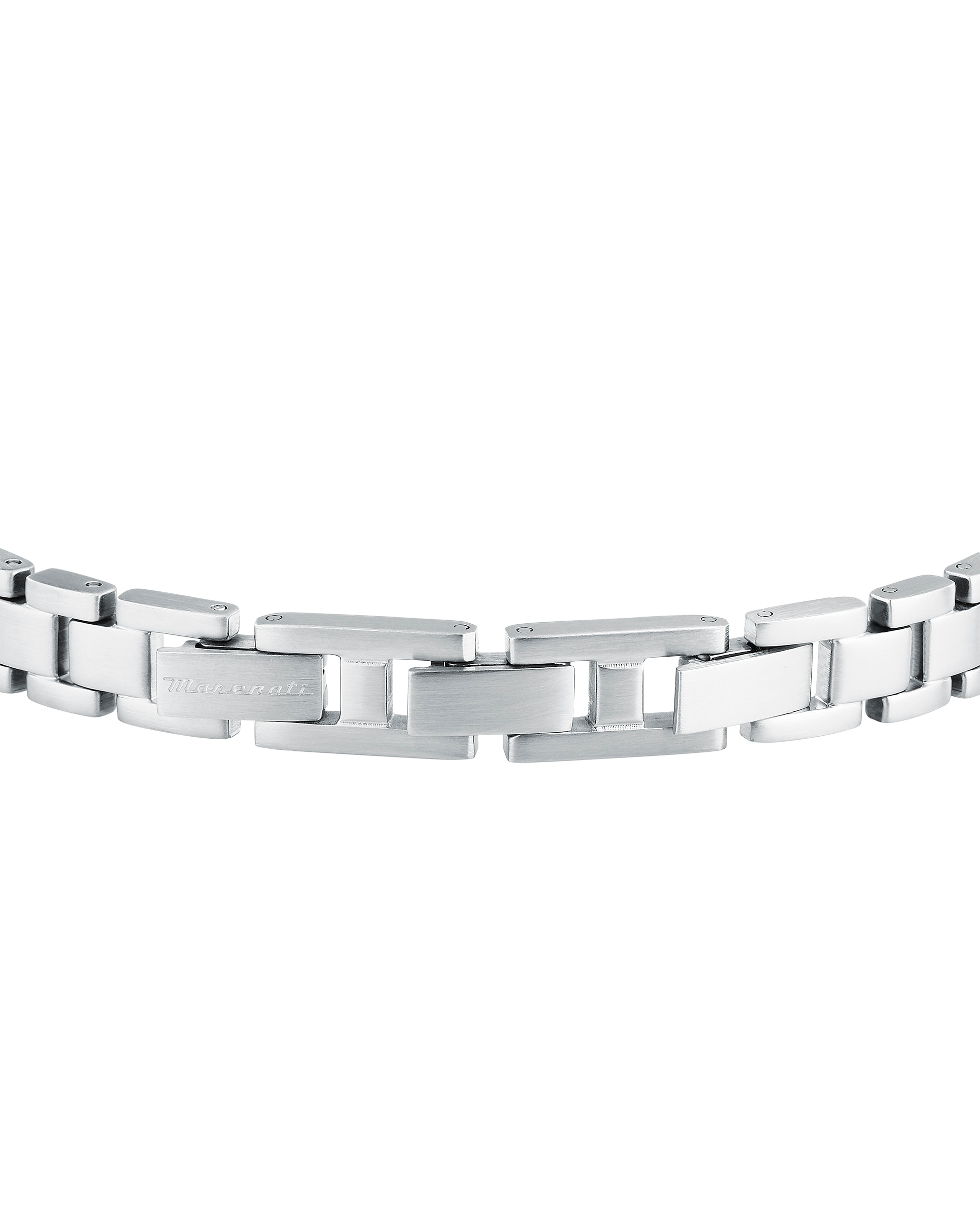 Pulsera de hombre maserati de acero plateada - Plata Plata-3