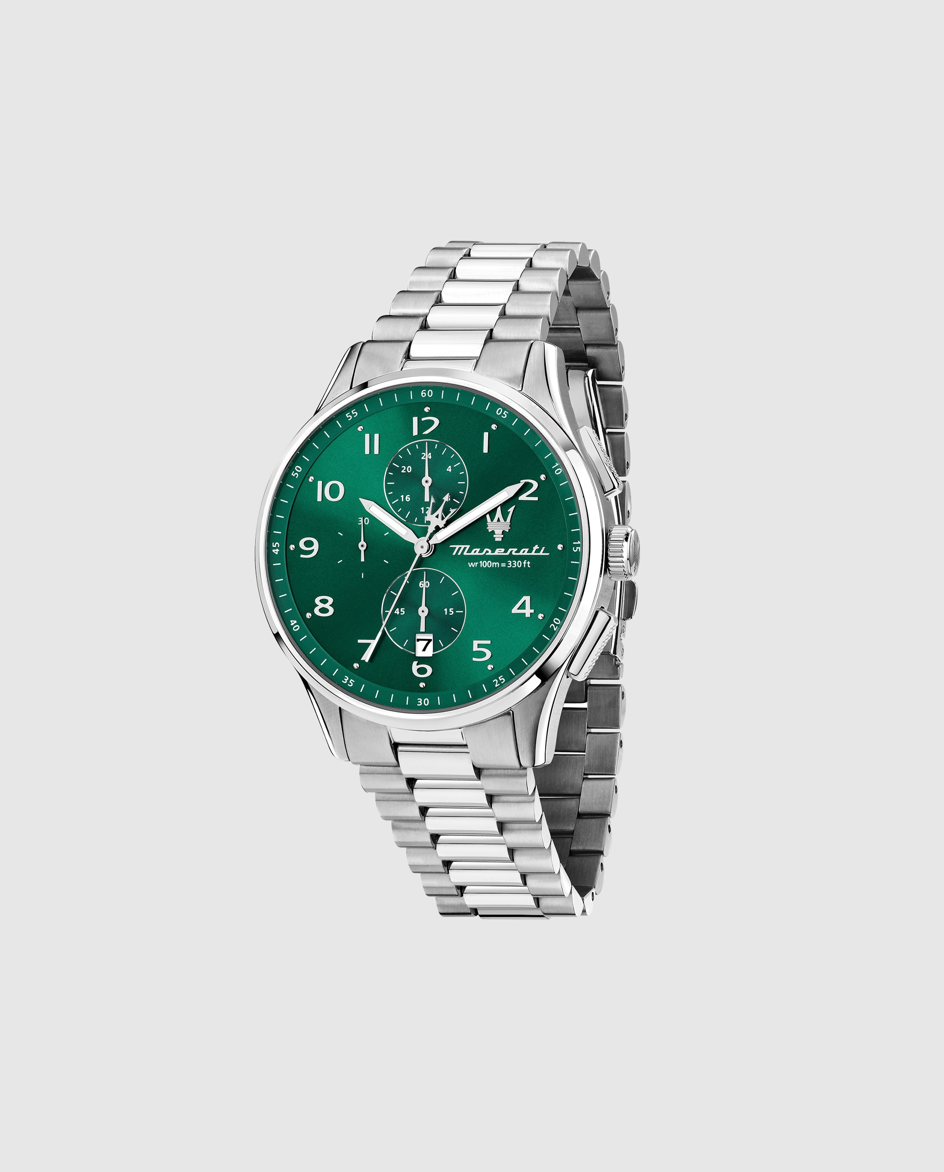 Imagen 0 de Reloj de hombre sorpasso r8873624006 de acero y correa plateada Plata