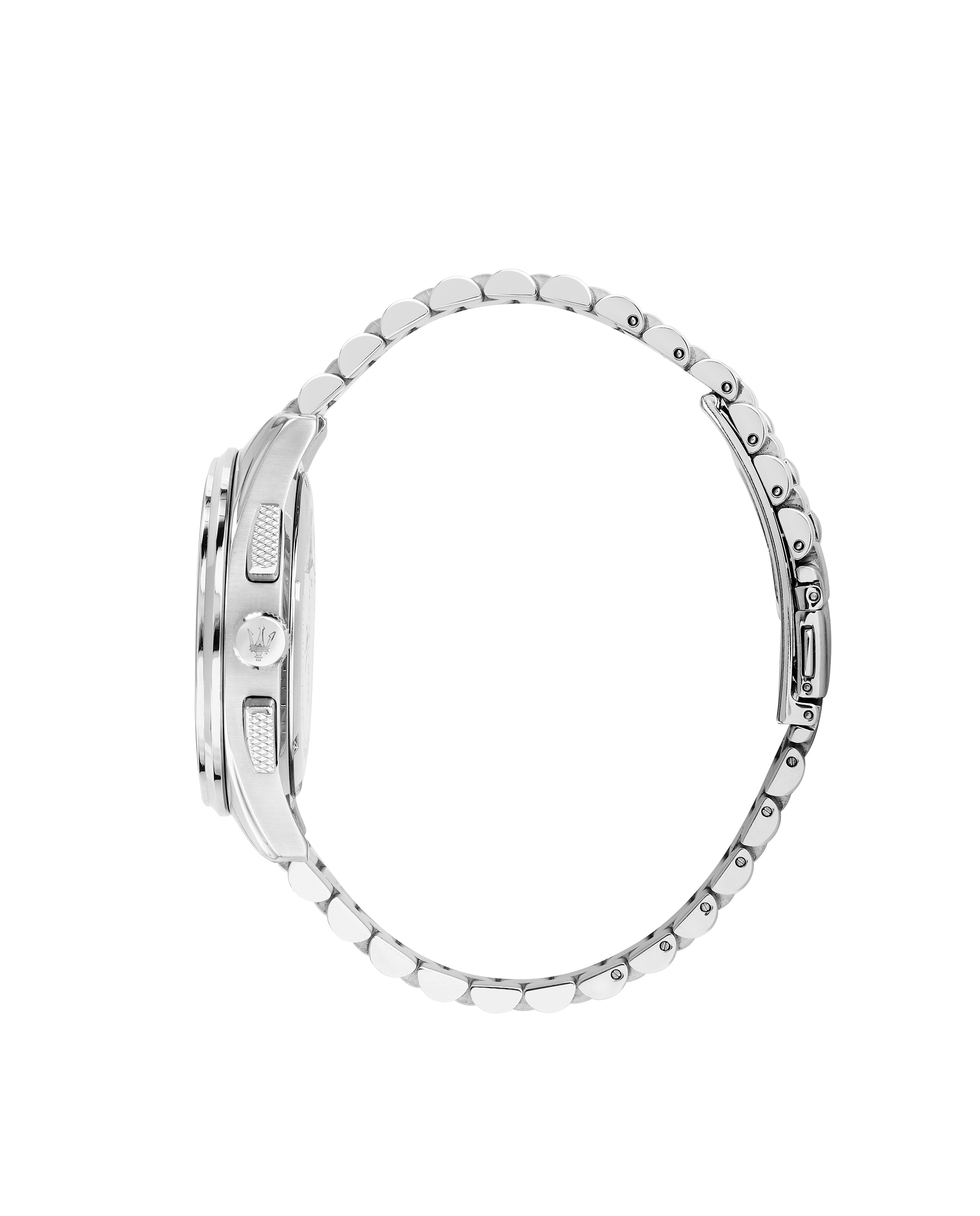 Reloj de hombre sorpasso r8873624006 de acero y correa plateada - Maserati - Plata Plata-2