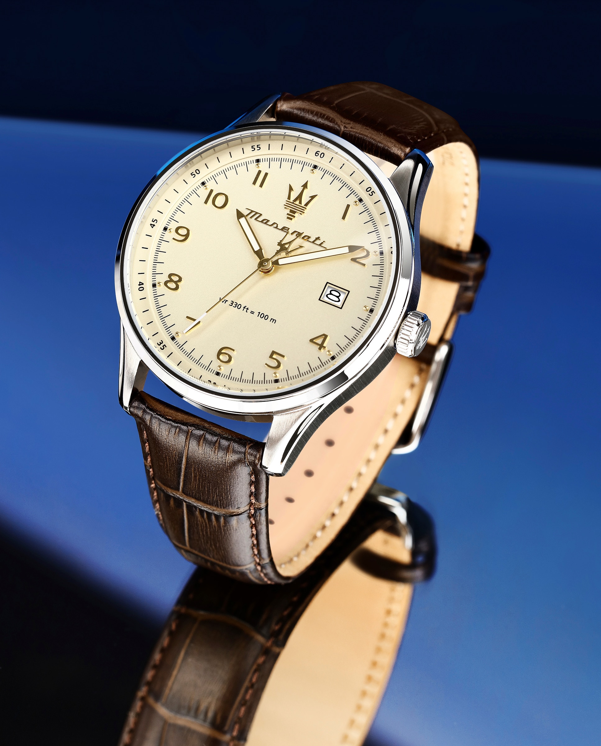 Imagen 5 de Reloj de hombre velocita r8851124004 de piel y correa - Maserati - Marrón Marrón