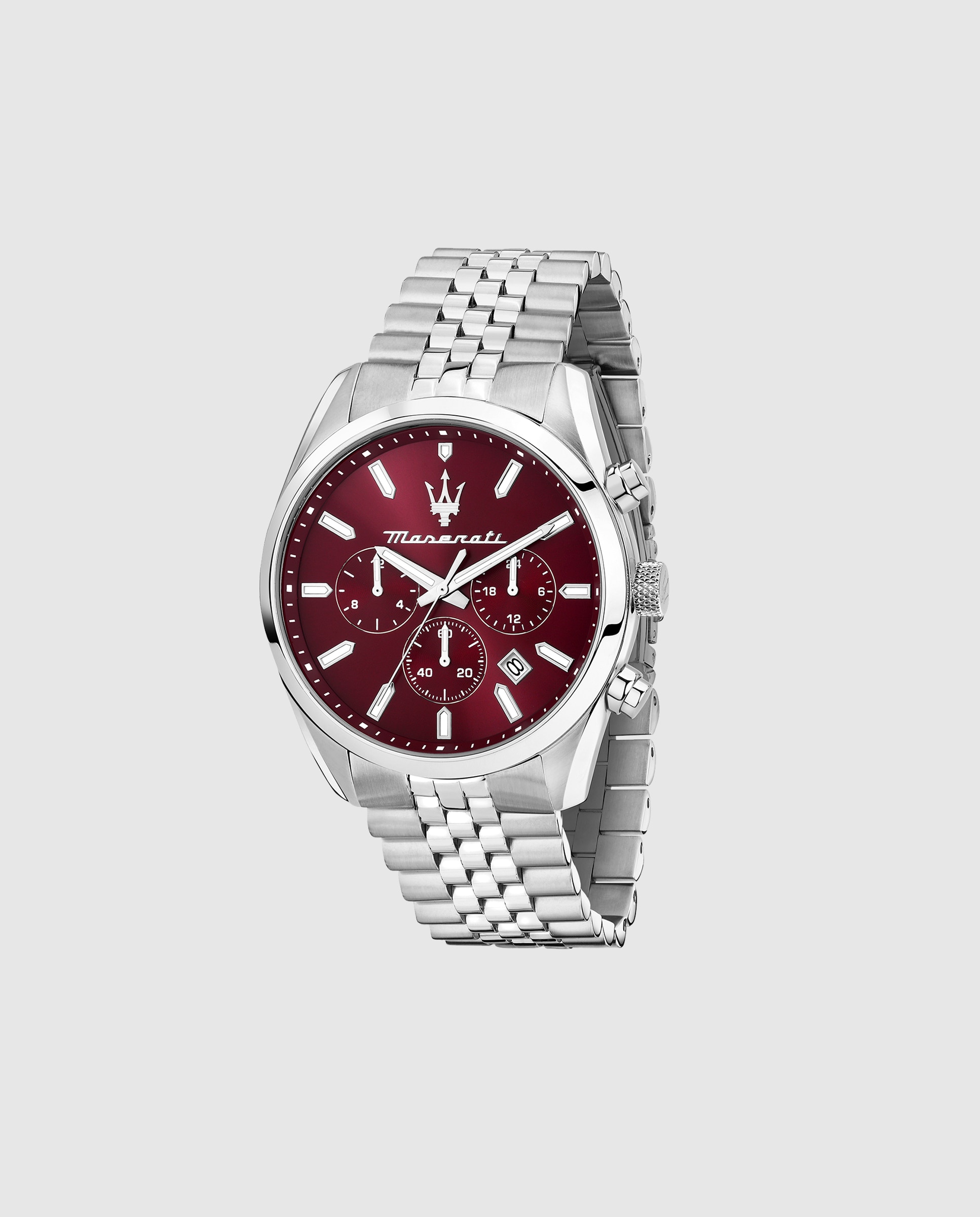 Imagen 0 de Reloj de hombre velocita  r8853151024 de acero y correa plateada Plata