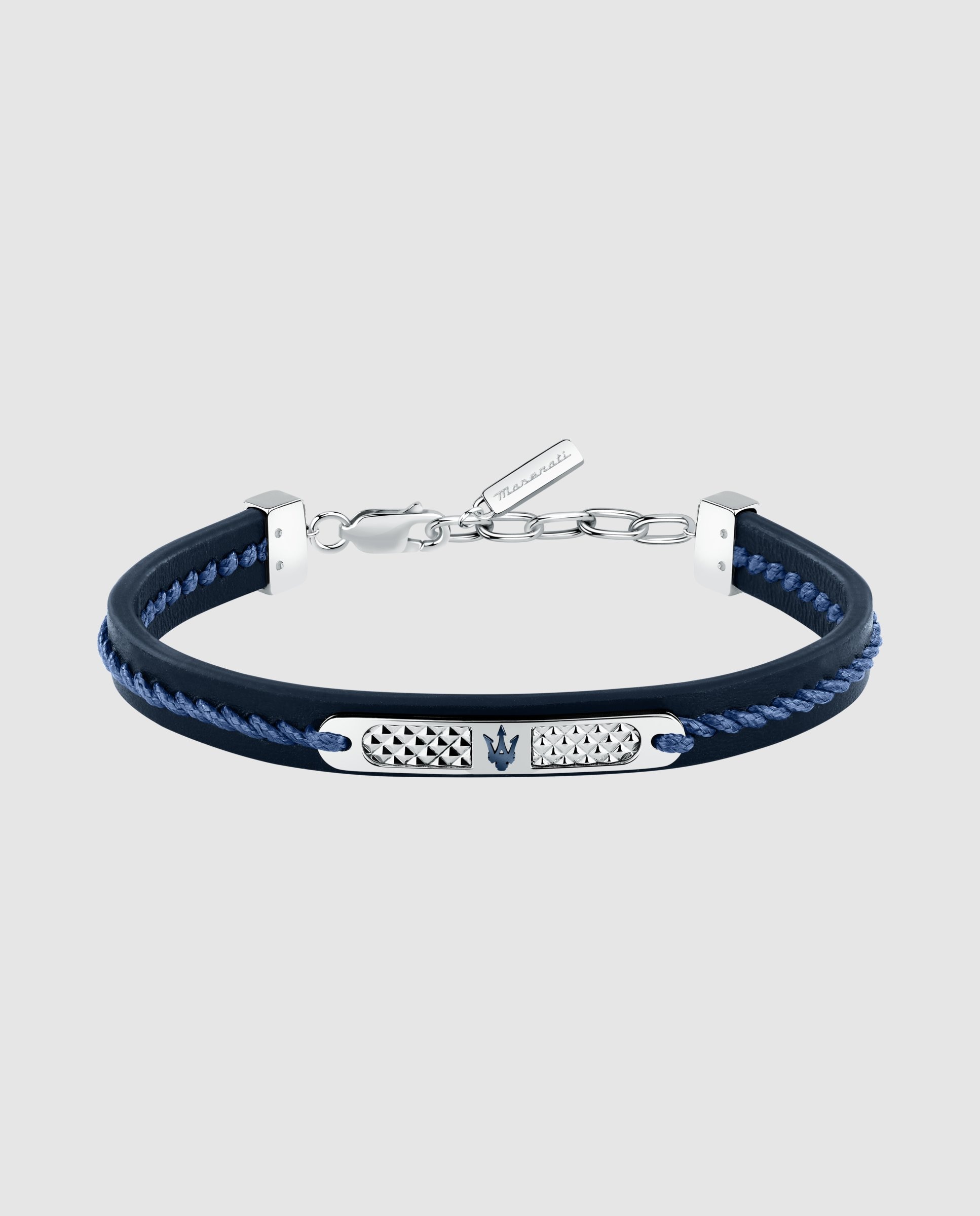 Imagen 0 de Pulsera de hombre varis de acero plateada Plata