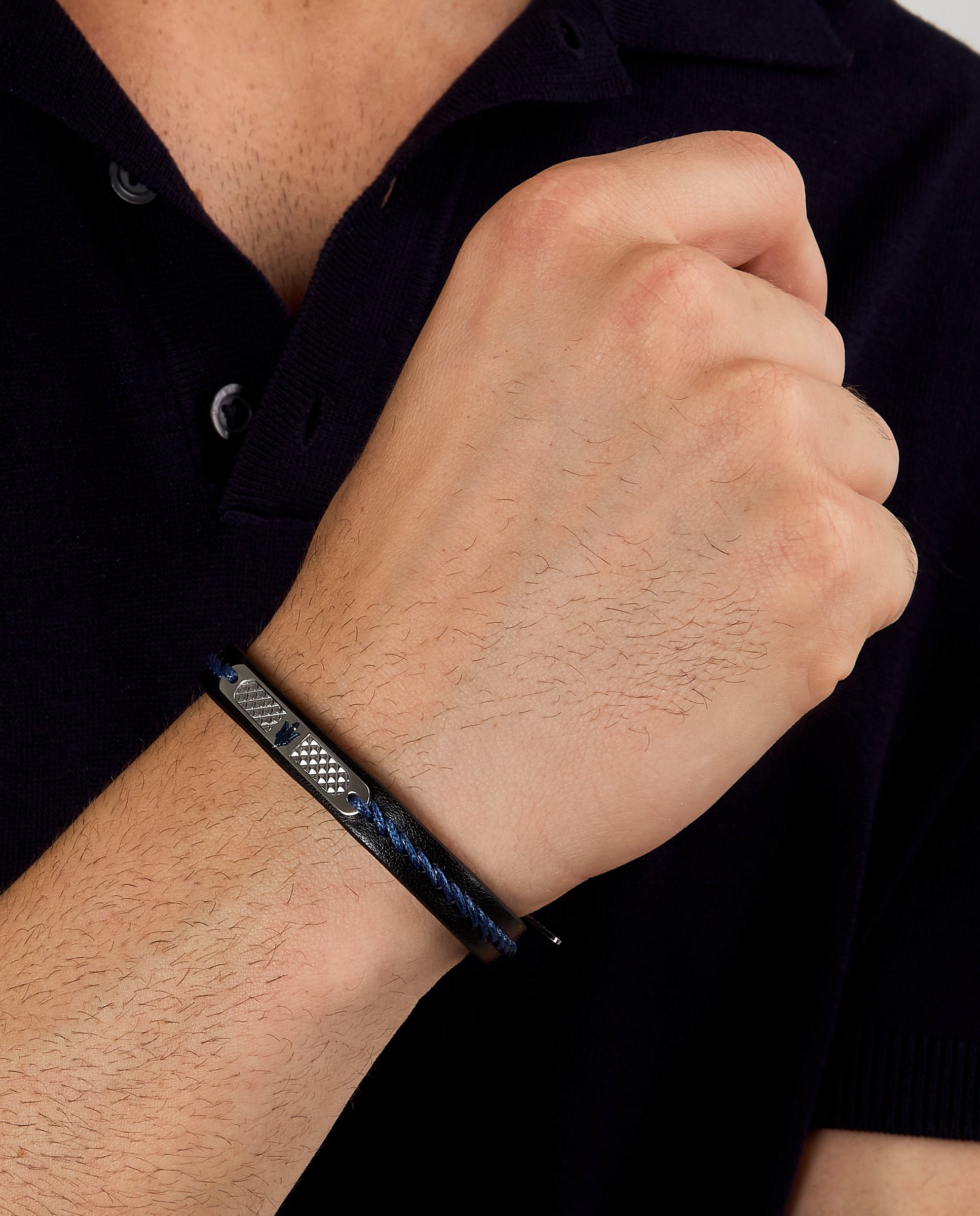 Imagen 5 de Pulsera de hombre varis de acero plateada - Maserati - Plata Plata