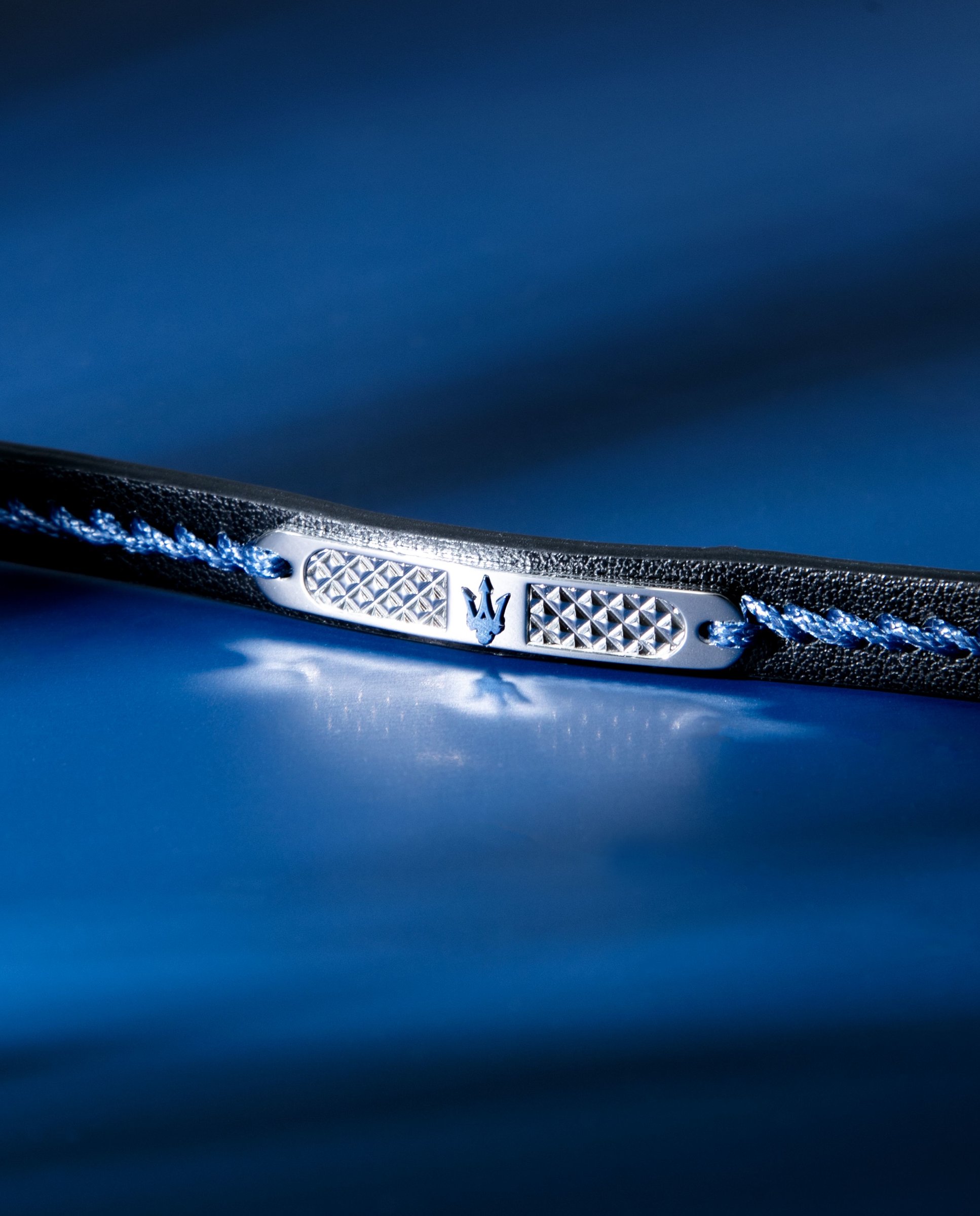 Imagen 6 de Pulsera de hombre varis de acero plateada - Maserati - Plata Plata