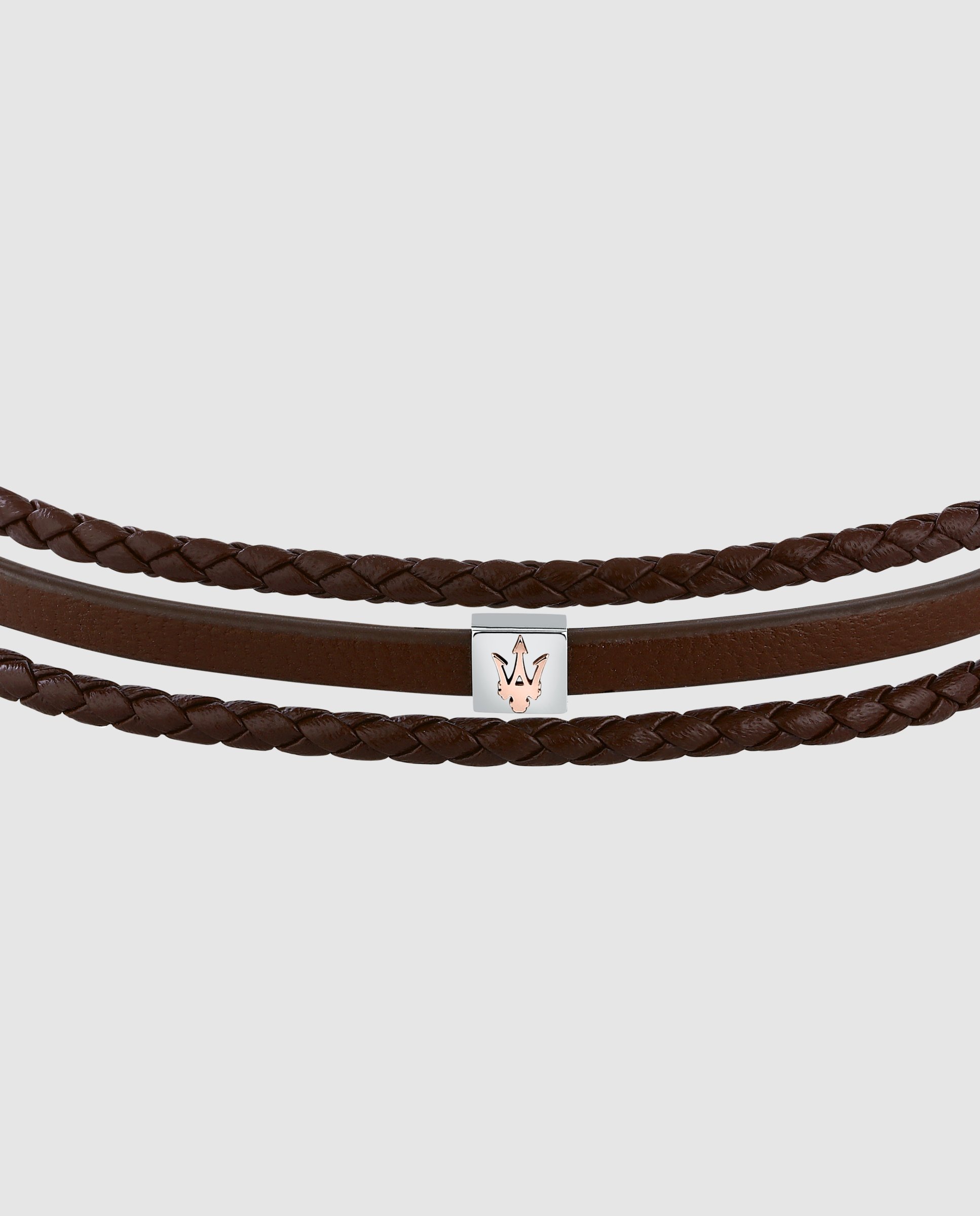 Imagen 2 de Pulsera de hombre varis de acero plateada - Maserati - Plata Plata
