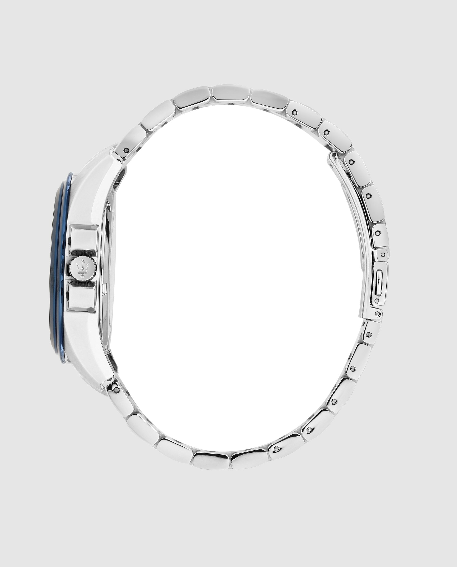 Reloj de hombre traguardo r8823112006 automático de acero y correa plateada - Maserati - Plata Plata-2
