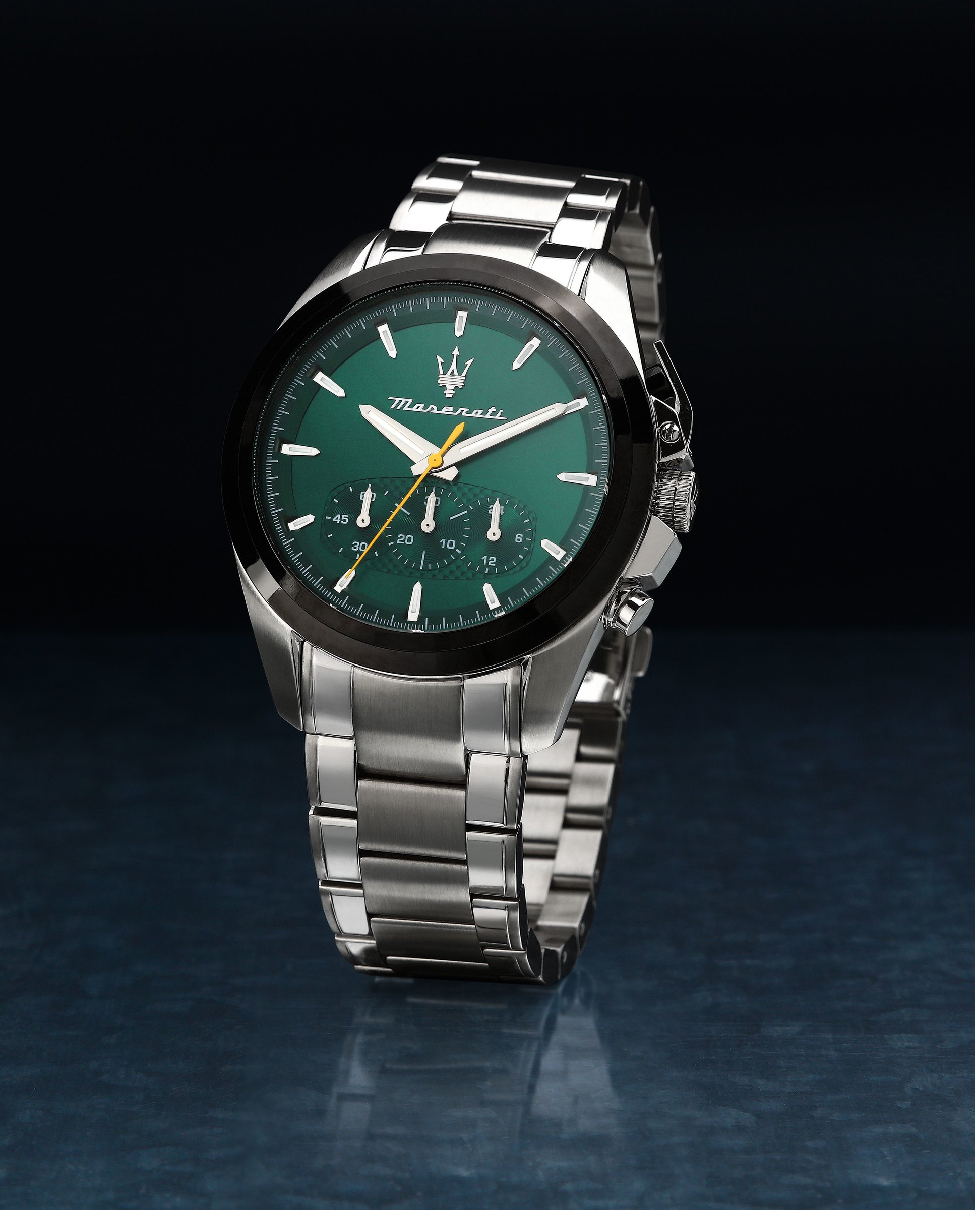 Reloj de hombre traguardo r8873612065 de acero y correa plateada - Maserati - Plata Plata-5