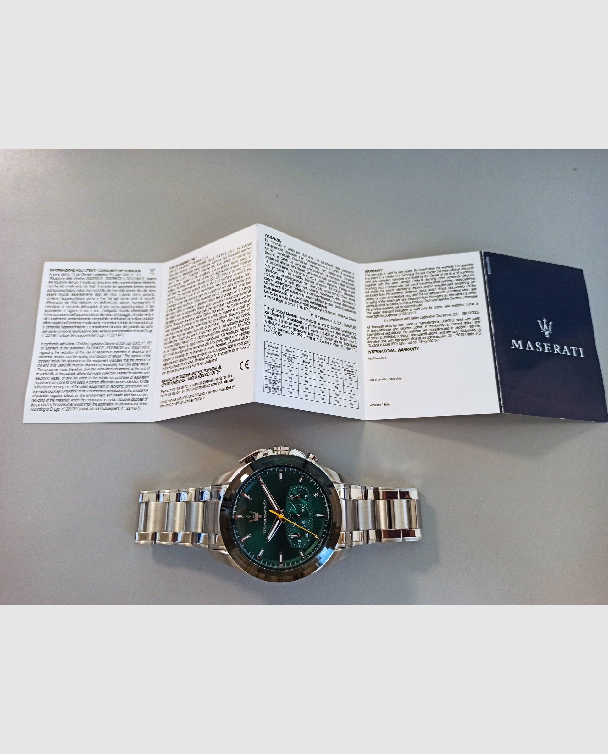 Reloj de hombre traguardo r8873612065 de acero y correa plateada - Maserati - Plata Plata-6