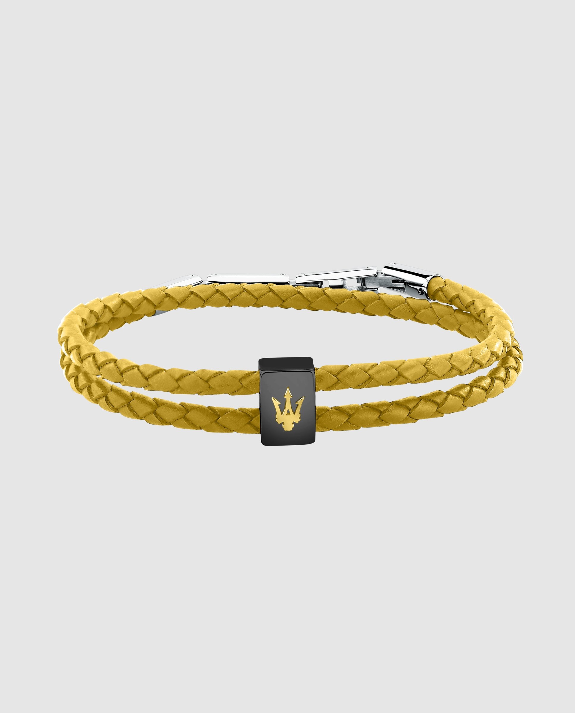 Imagen 0 de Pulsera de hombre varis de polipiel negra Negro
