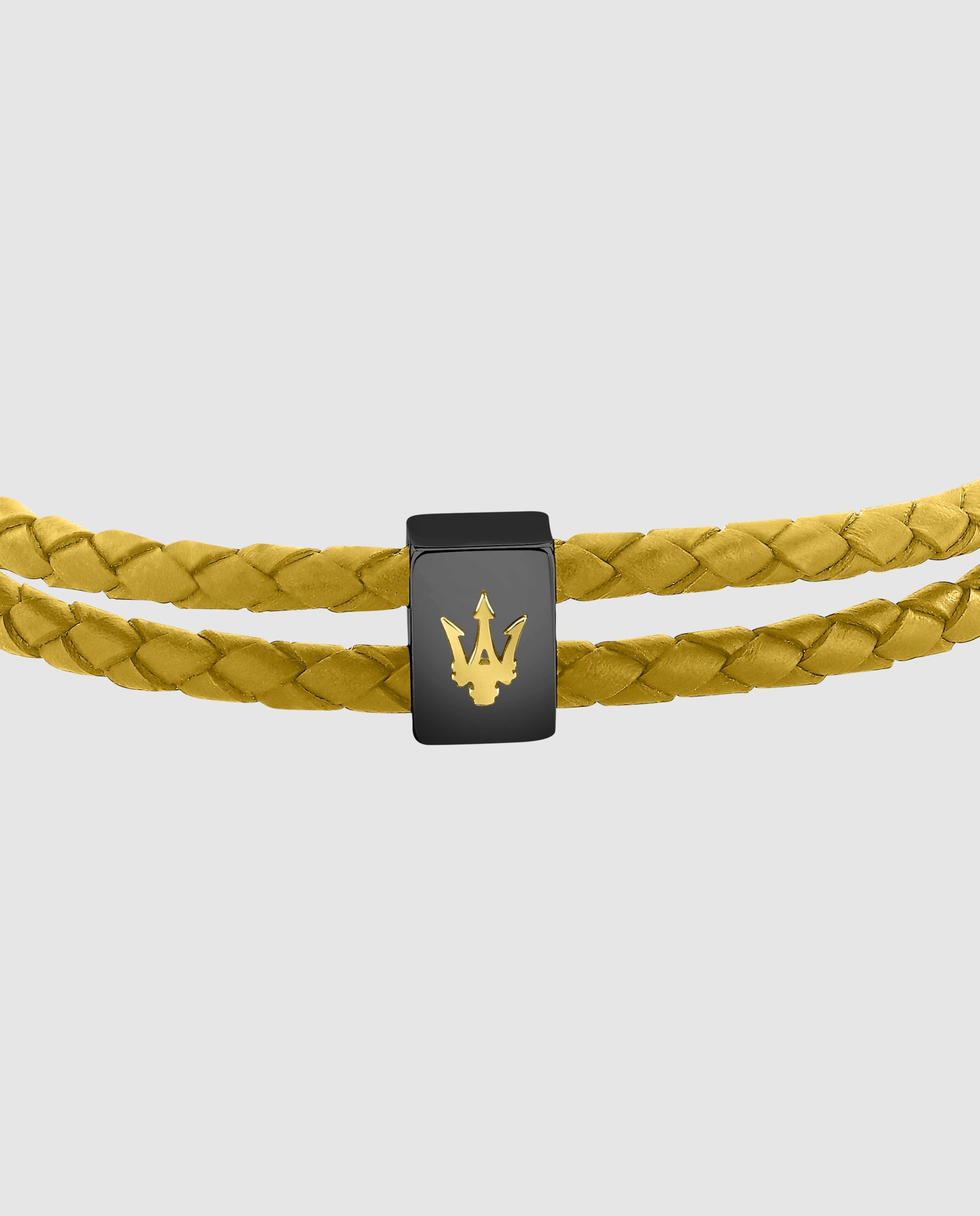 Pulsera de hombre varis de polipiel negra - Maserati - Negro Negro-2
