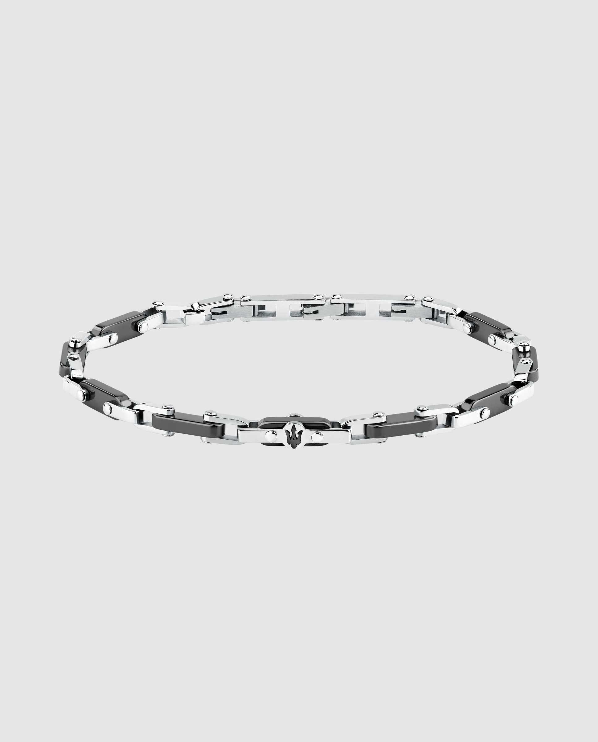 Imagen 0 de Pulsera de hombre varis de acero plateada