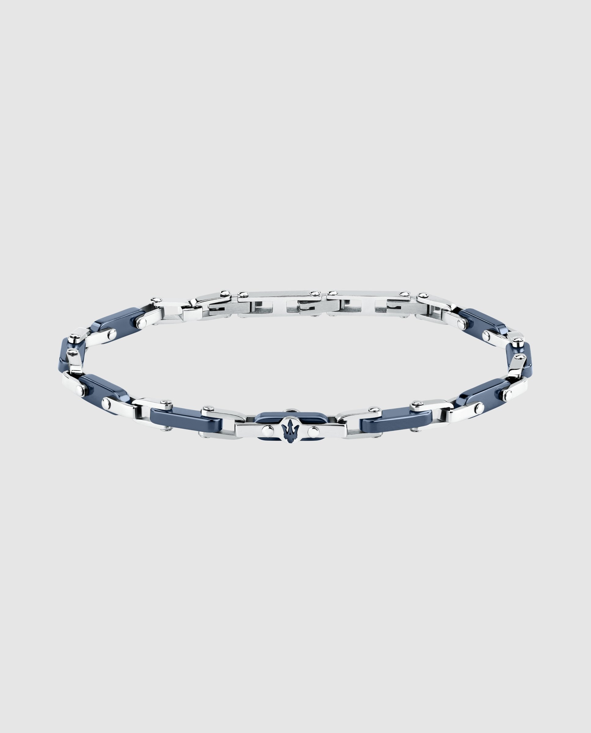 Imagen 0 de Pulsera de hombre varis de acero plateada