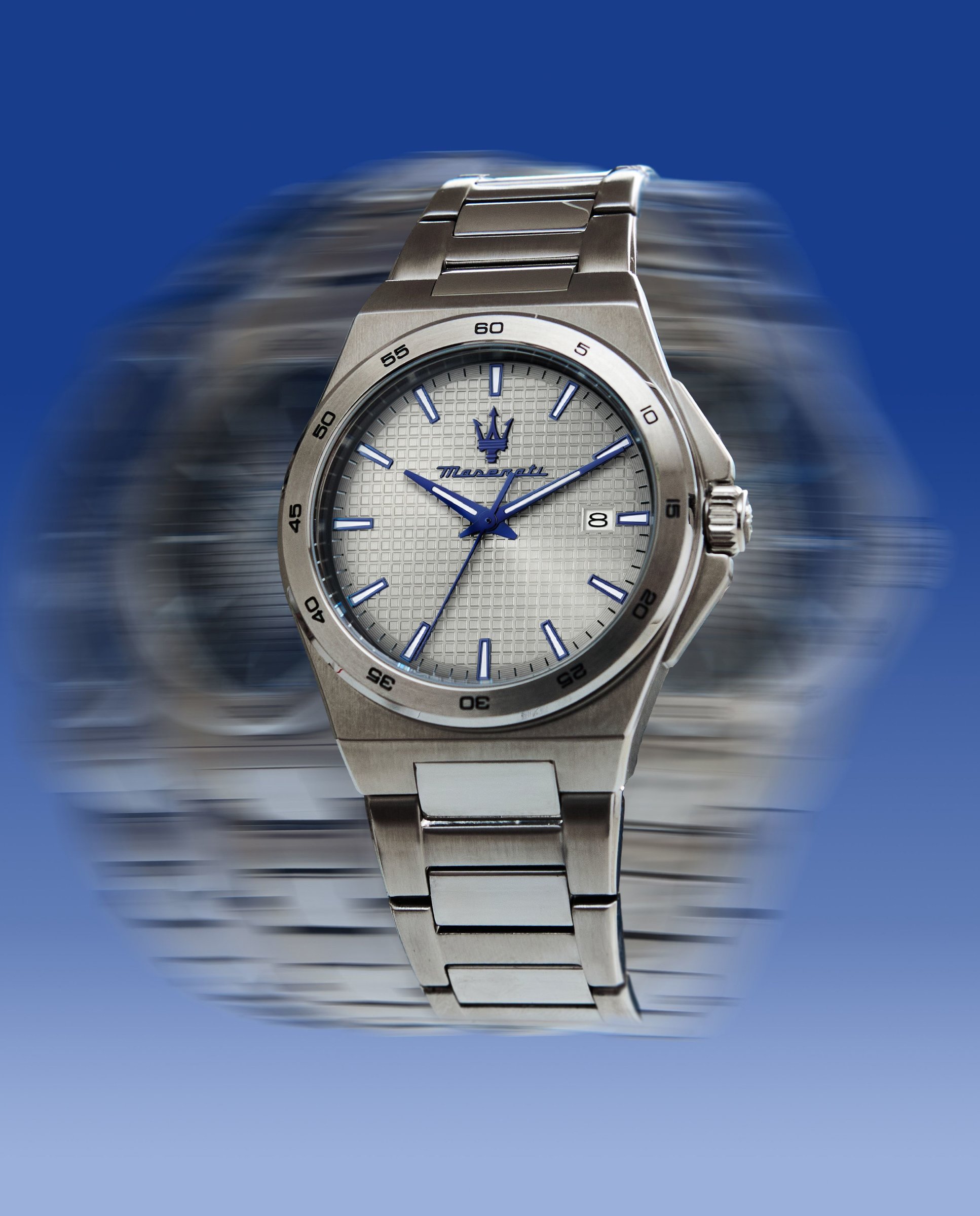 Reloj de hombre velocita r8853153006 de acero y correa plateada - Maserati - Plata Plata-5