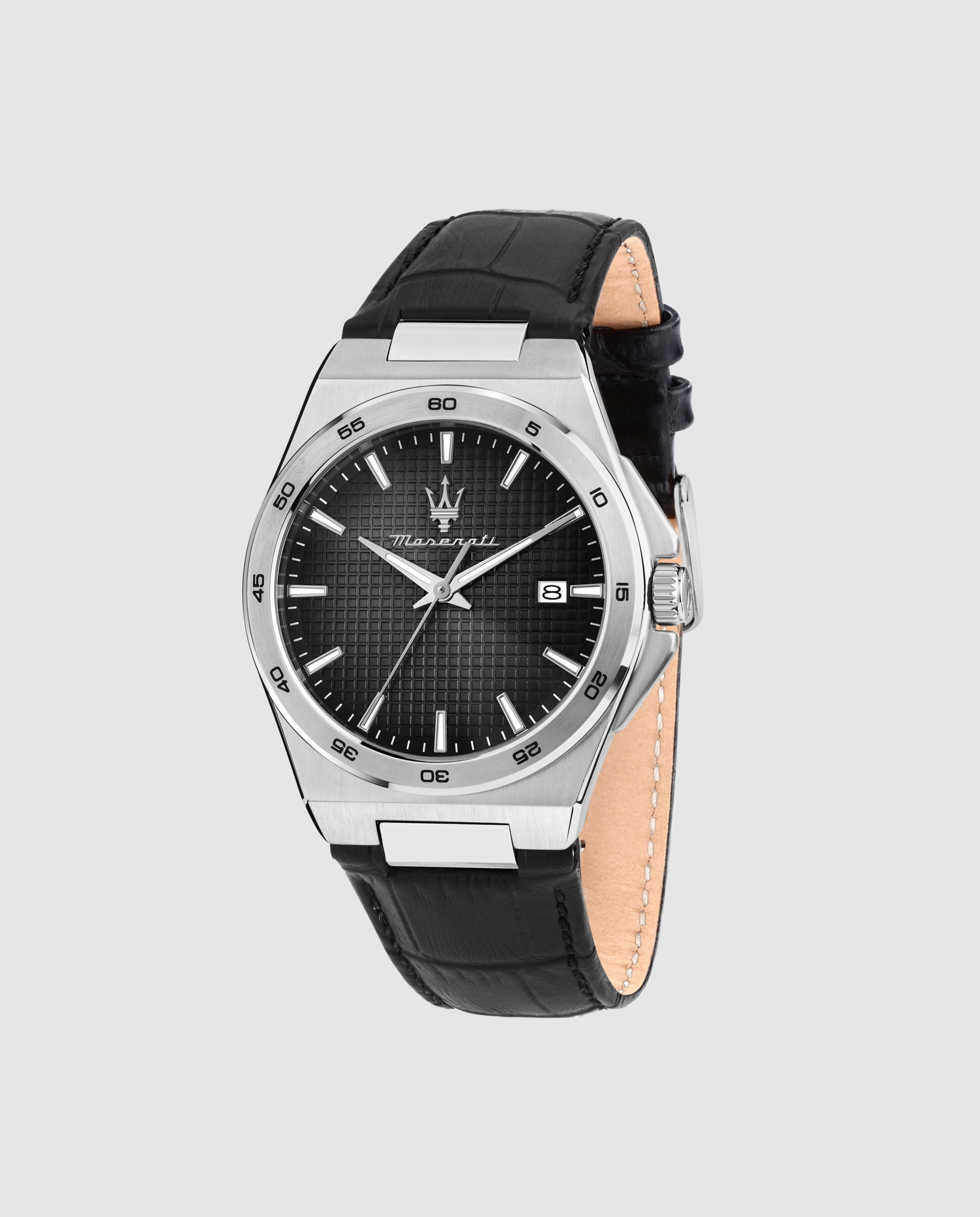 Imagen 0 de Reloj de hombre velocita  r8851153003 de piel y correa negra Plata