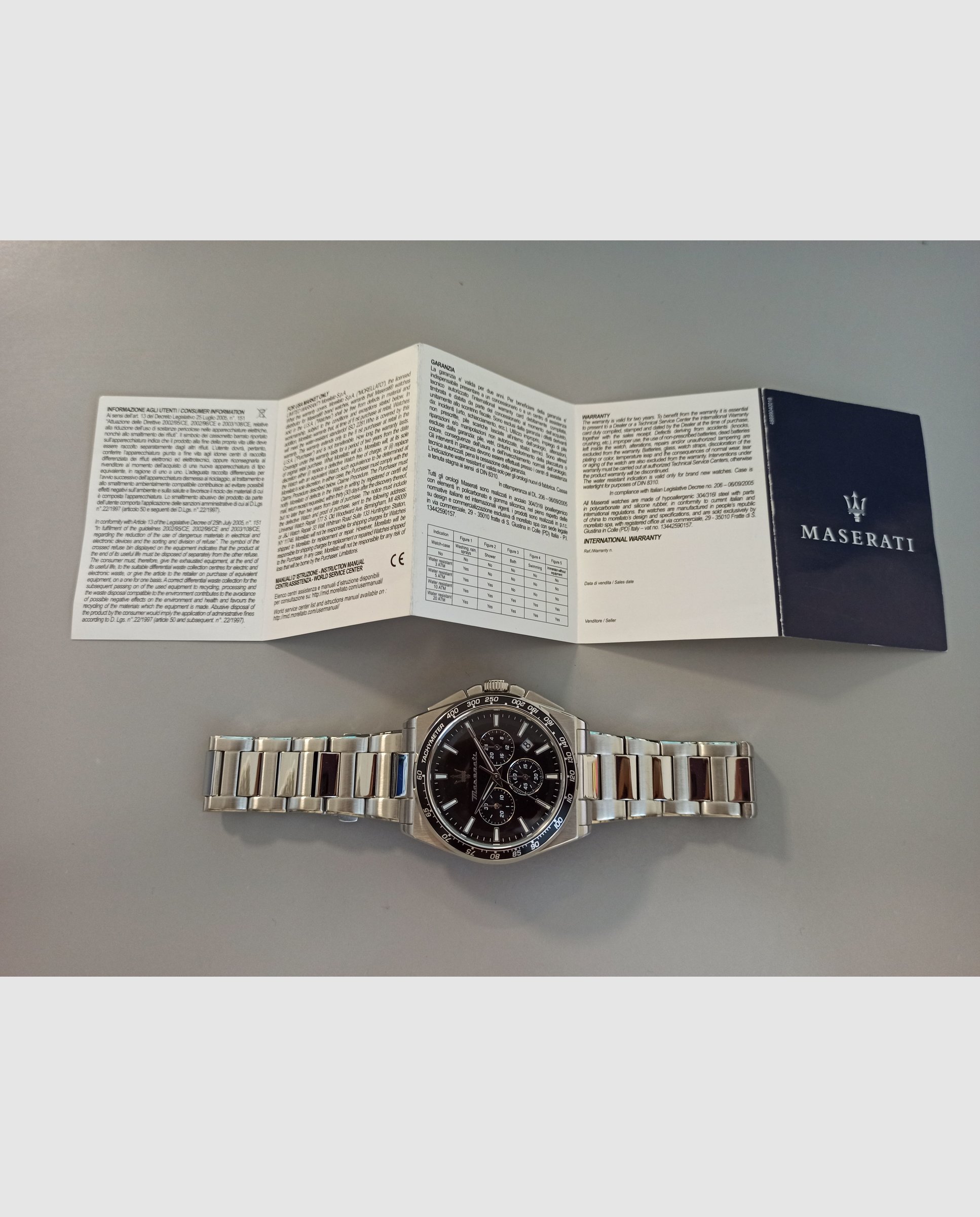 Reloj de hombre velocita r8873652012 de acero y correa de acero - Maserati - Plata Plata-6