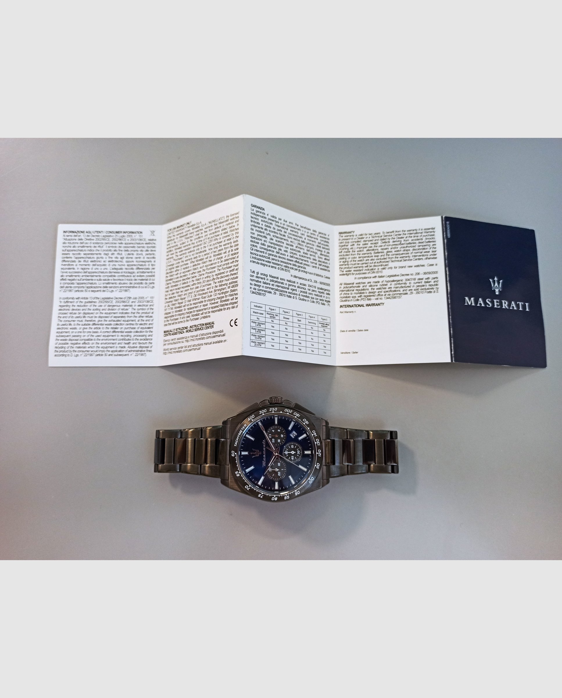 Reloj de hombre velocita r8873652015 de acero y correa - Maserati - Gris Gris-6