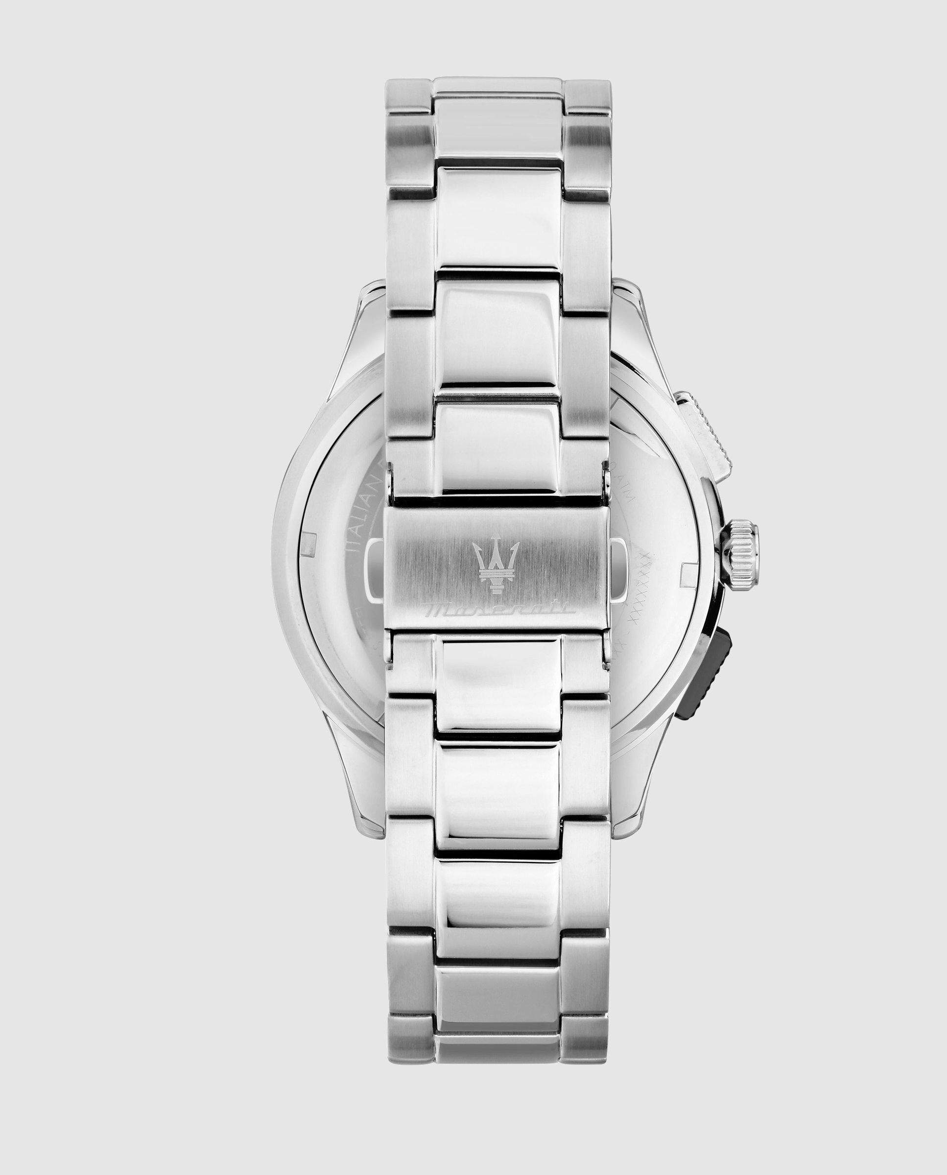 Reloj de hombre sorpasso r8873624008 de acero y correa plateada - Maserati - Plata Plata-3