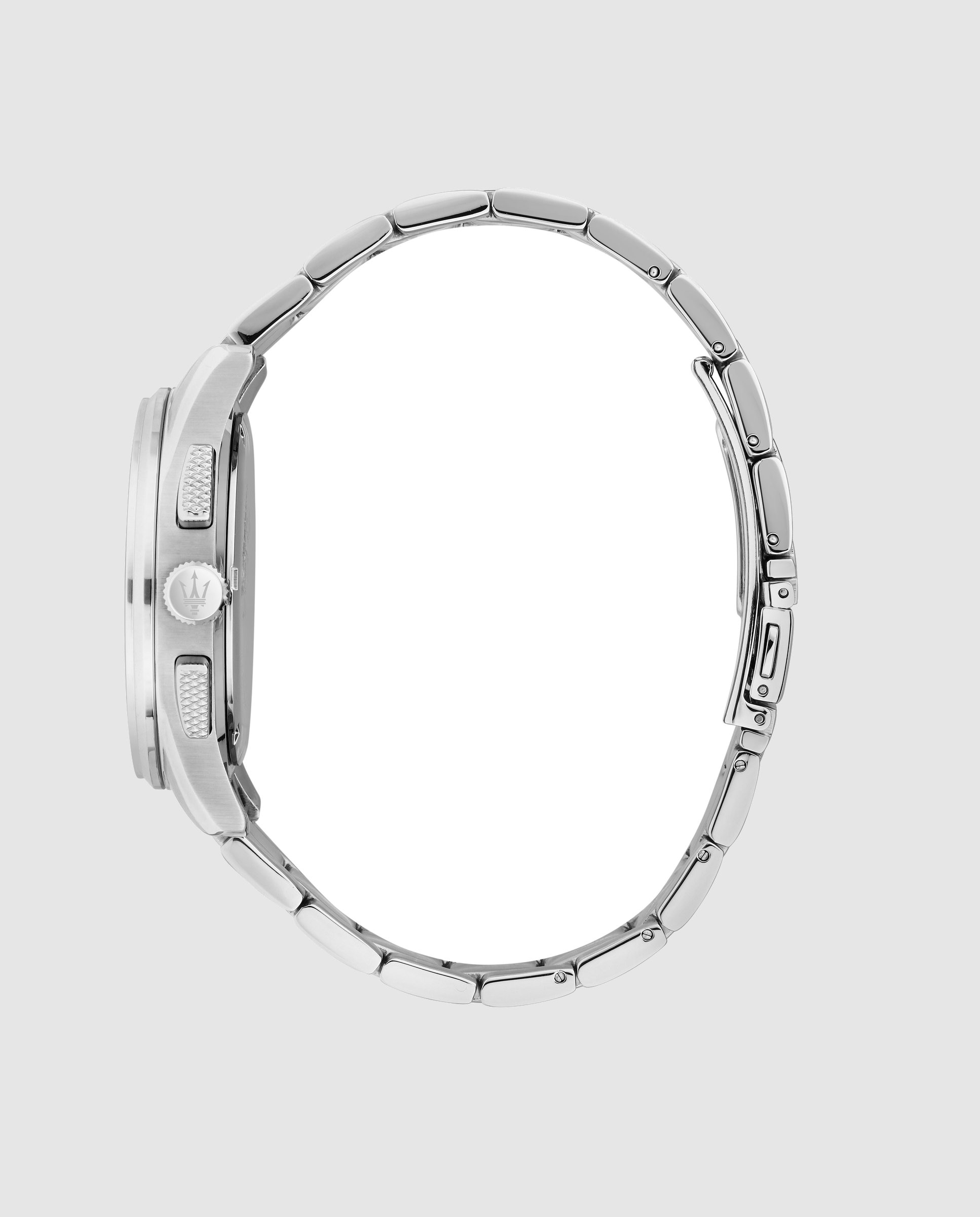 Reloj de hombre sorpasso r8873624013 de acero y correa plateada - Maserati - Plata Plata-2