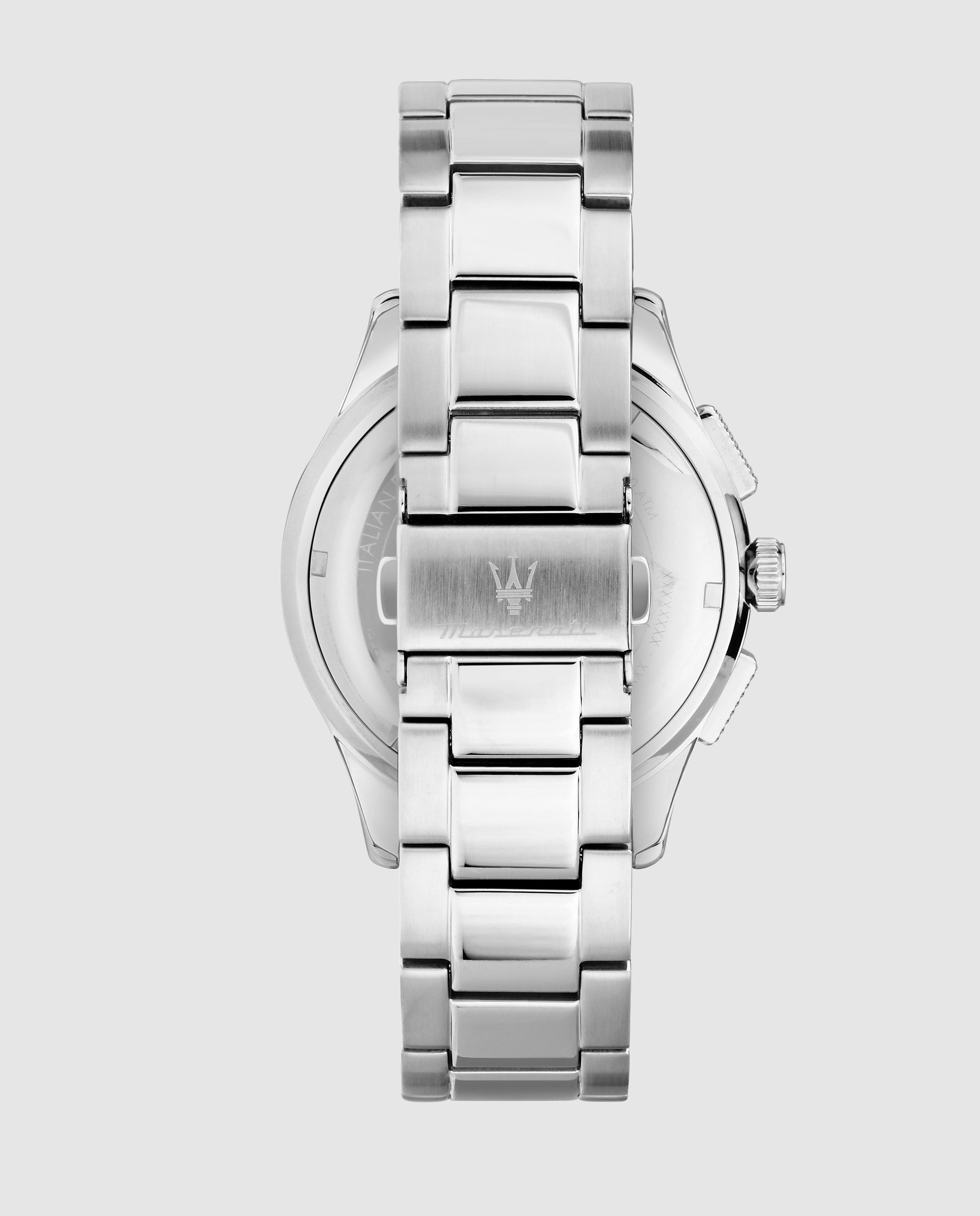 Reloj de hombre sorpasso r8873624013 de acero y correa plateada - Maserati - Plata Plata-3