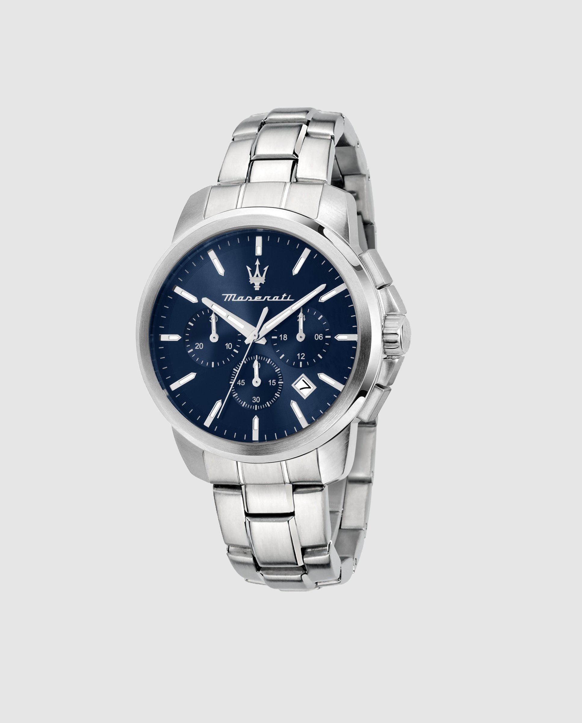 Imagen 0 de Reloj de hombre successo r8873621047 de acero y correa plateada Plata