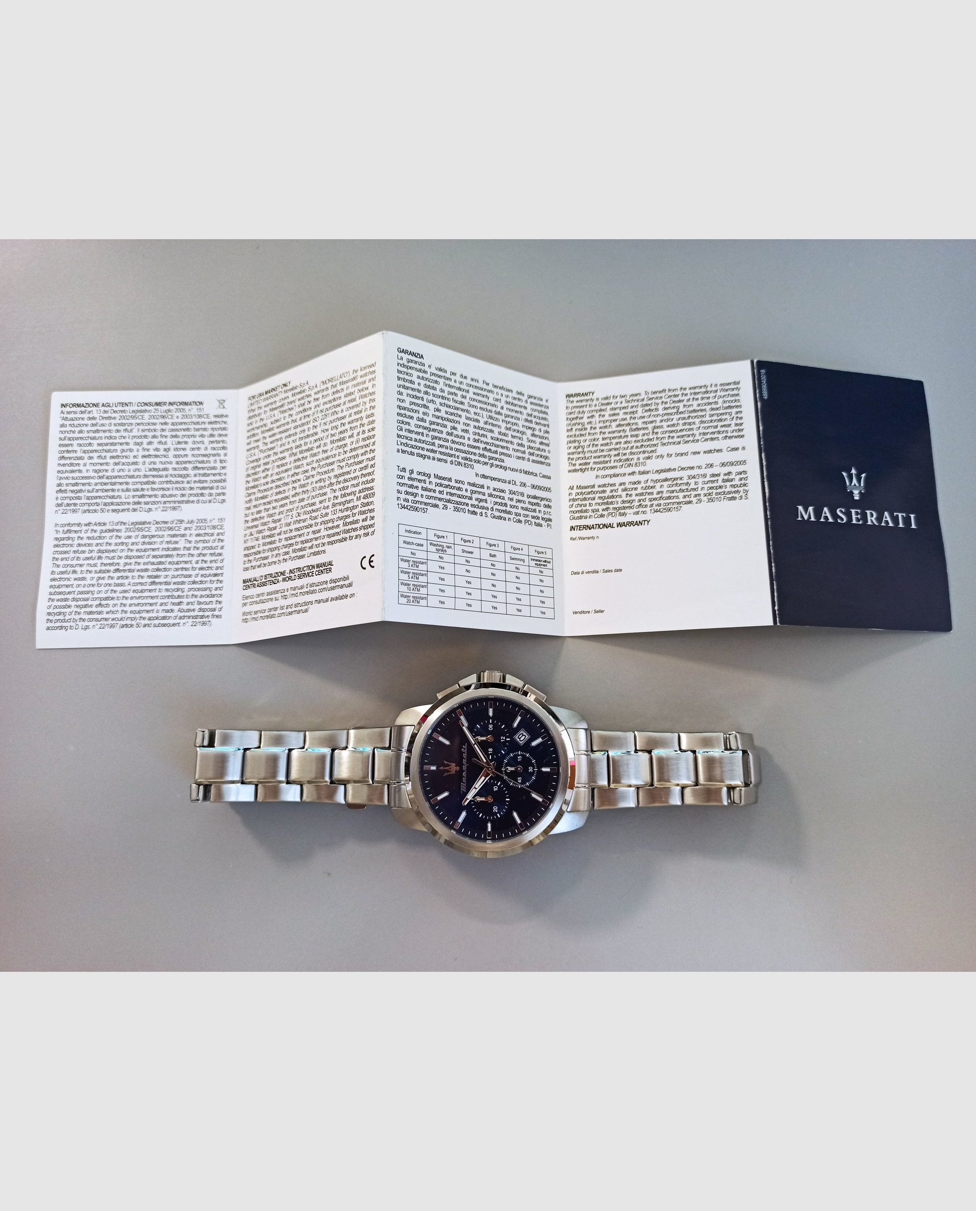 Reloj de hombre successo r8873621047 de acero y correa plateada - Maserati - Plata Plata-6