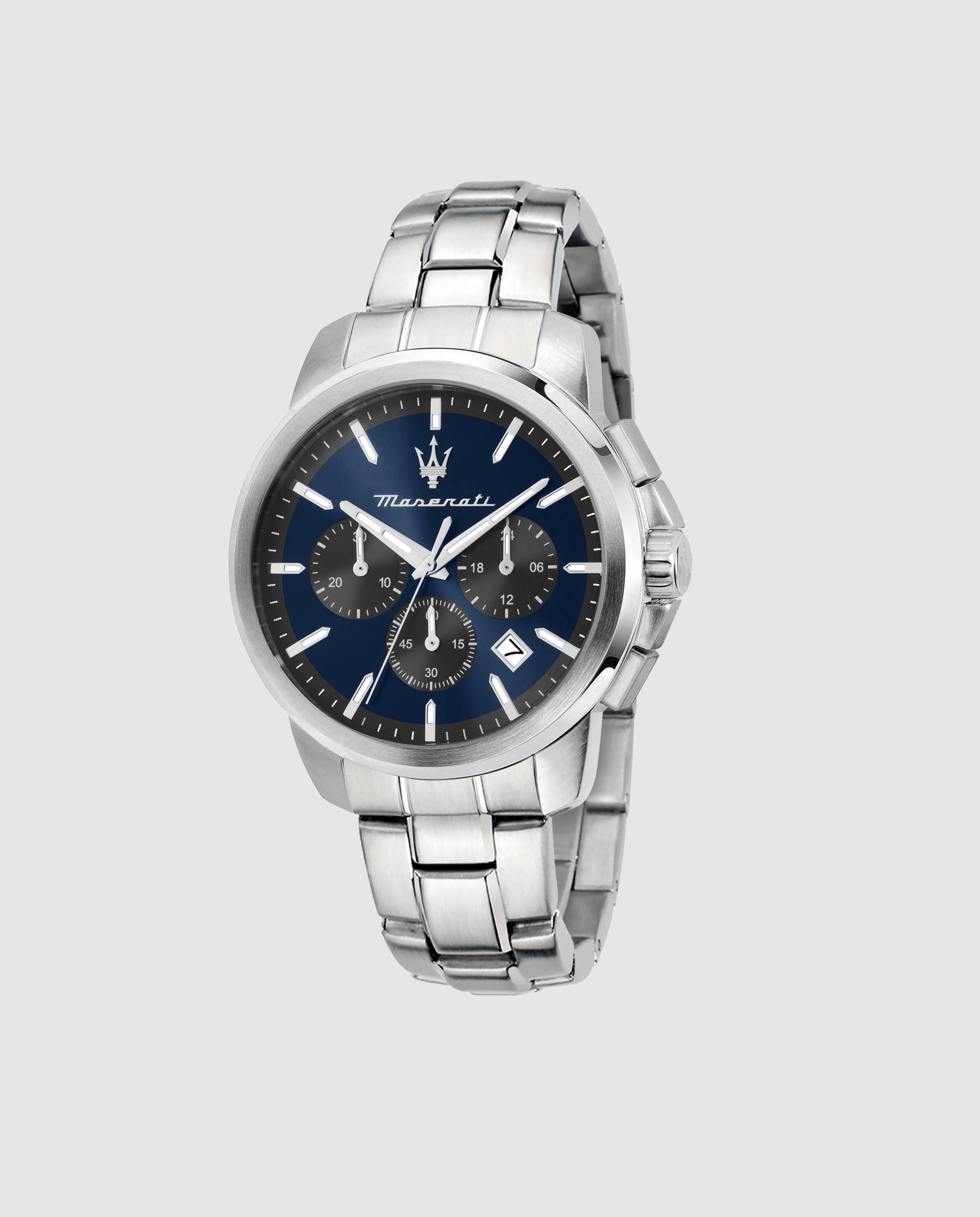 Imagen 0 de Reloj de hombre successo r8873621051 de acero y correa plateada Plata