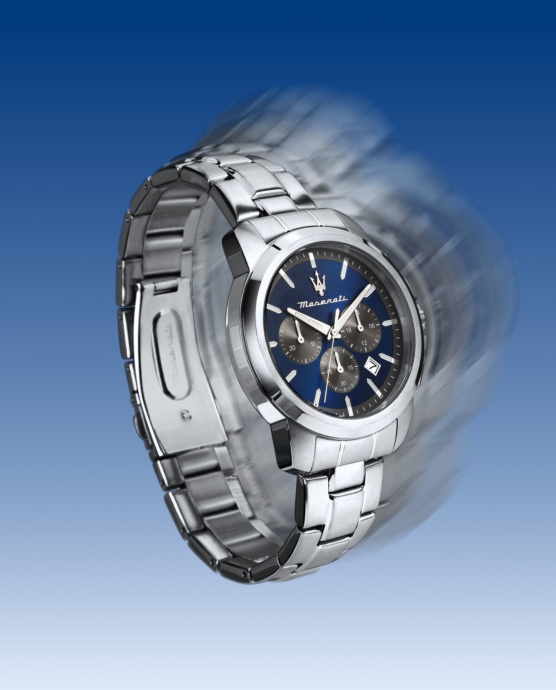 Reloj de hombre successo r8873621051 de acero y correa plateada - Maserati - Plata Plata-5