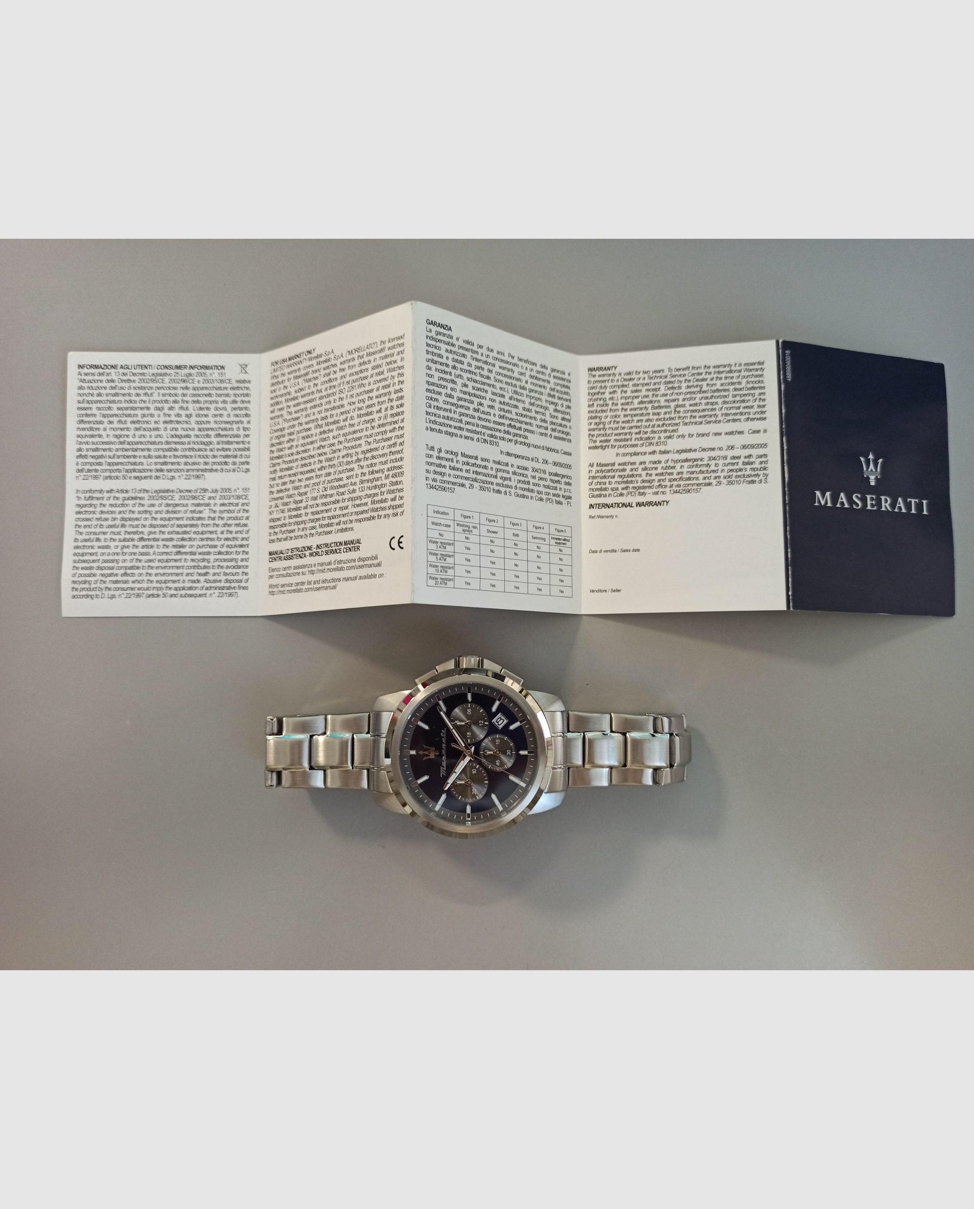 Reloj de hombre successo r8873621051 de acero y correa plateada - Maserati - Plata Plata-6