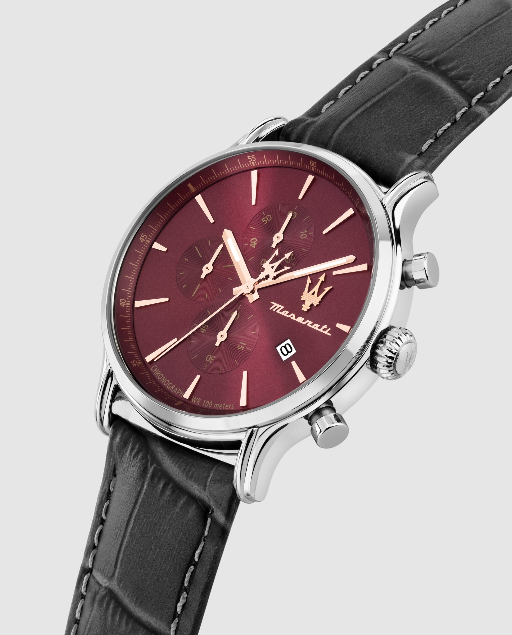 Reloj de hombre epoca r8871618021 de piel - Maserati - Negro Negro-5
