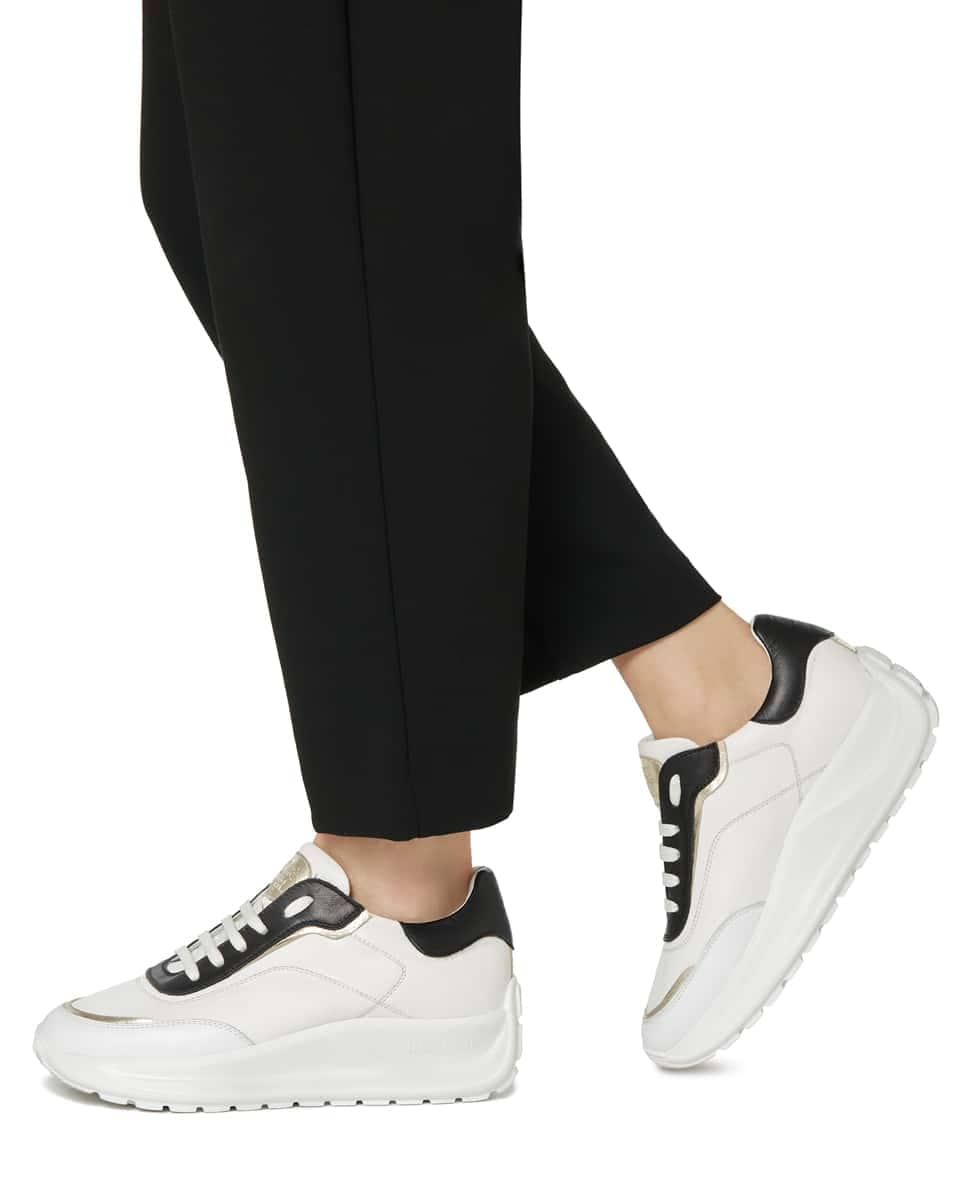 Candice Cooper Zapatillas Deportivas De Cuero Y Tejido Técnico