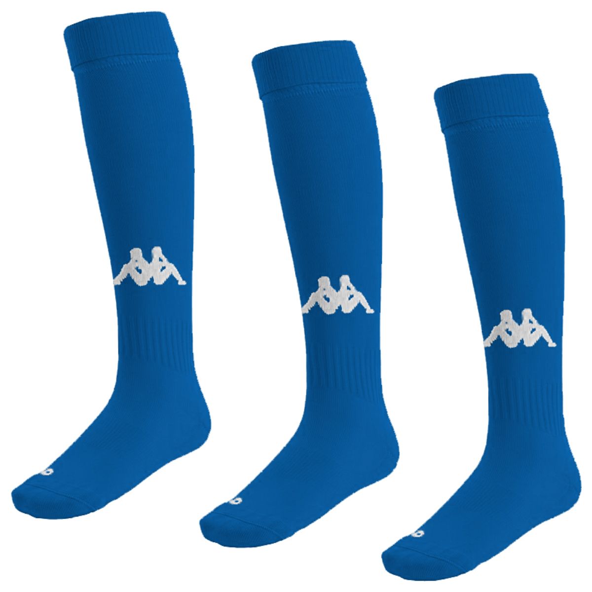 Medias de fútbol unisex Penao Pack de 3 Kappa - Azul Azul-1