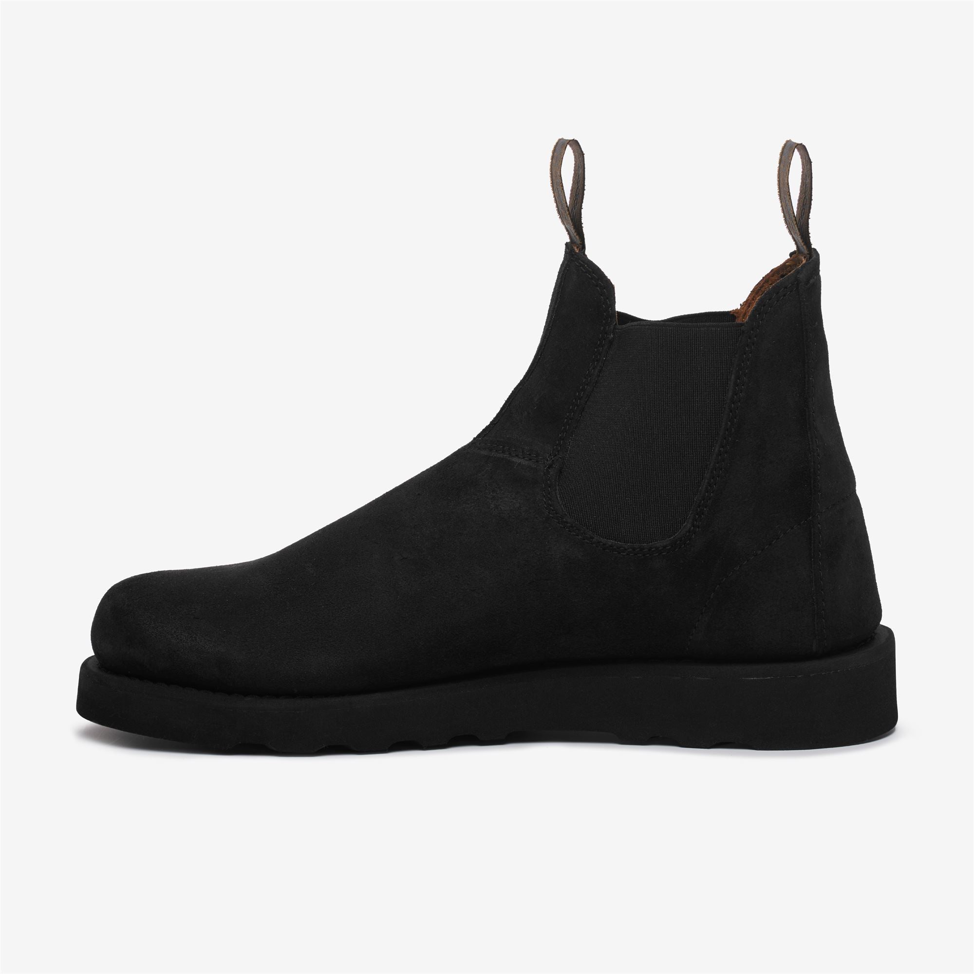 Imagen 2 de Botines chelsea de hombre de ante con cierre elástico - Sebago - Negro Negro